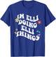 Retro Groovy Im Elli Doing Elli Things Funny Mother's Day T-Shirt - T-Shirt | Royal