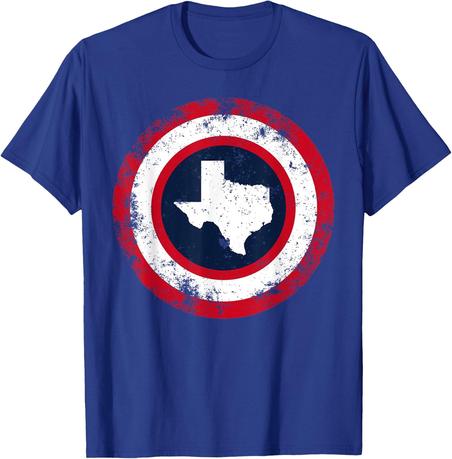 Captain Texas Funny Southern Superhero T-Shirt - T-Shirt | Royal