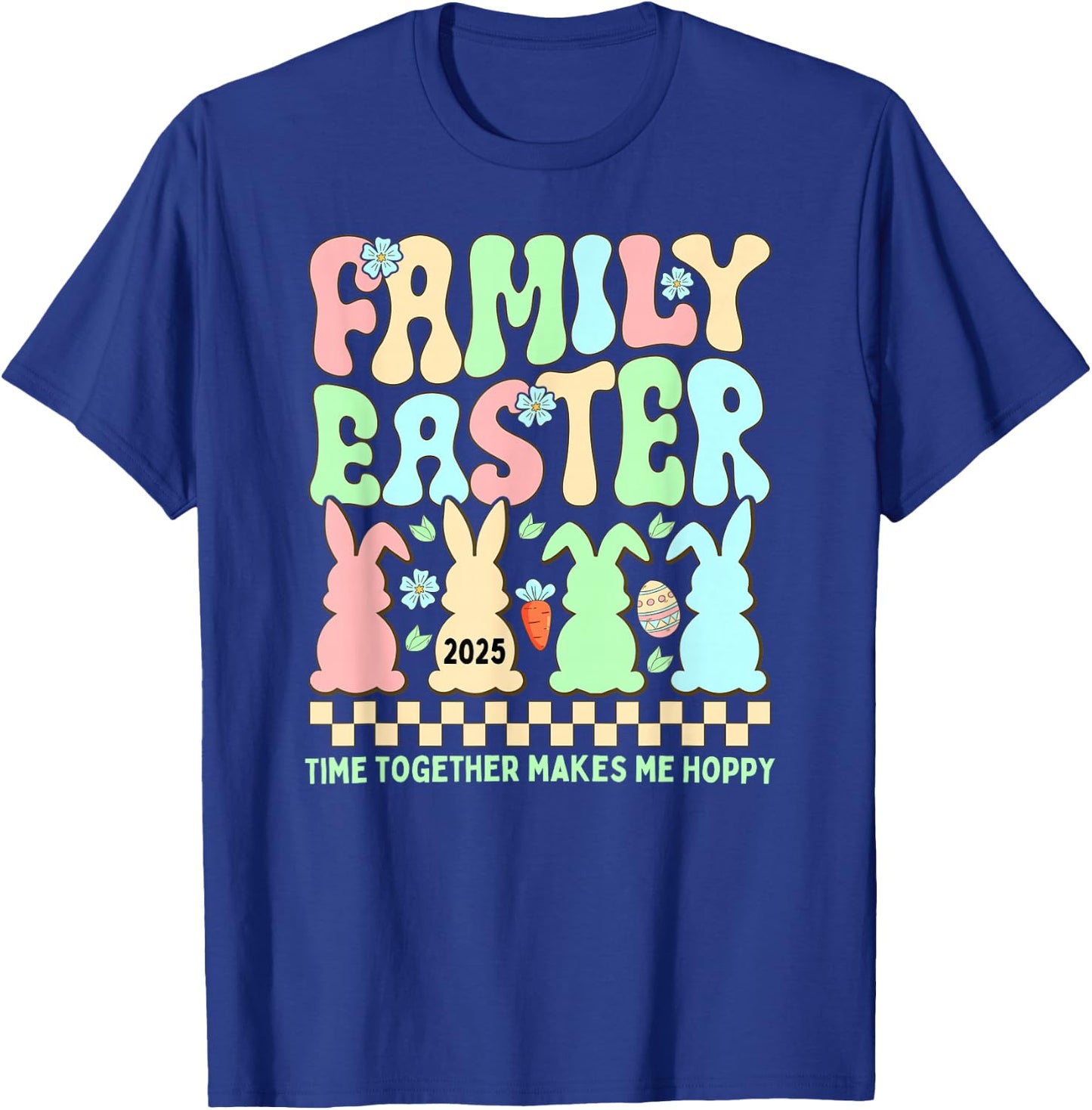Family Easter 2025 Easter Crew Matching Group T-Shirt - T-Shirt | Royal
