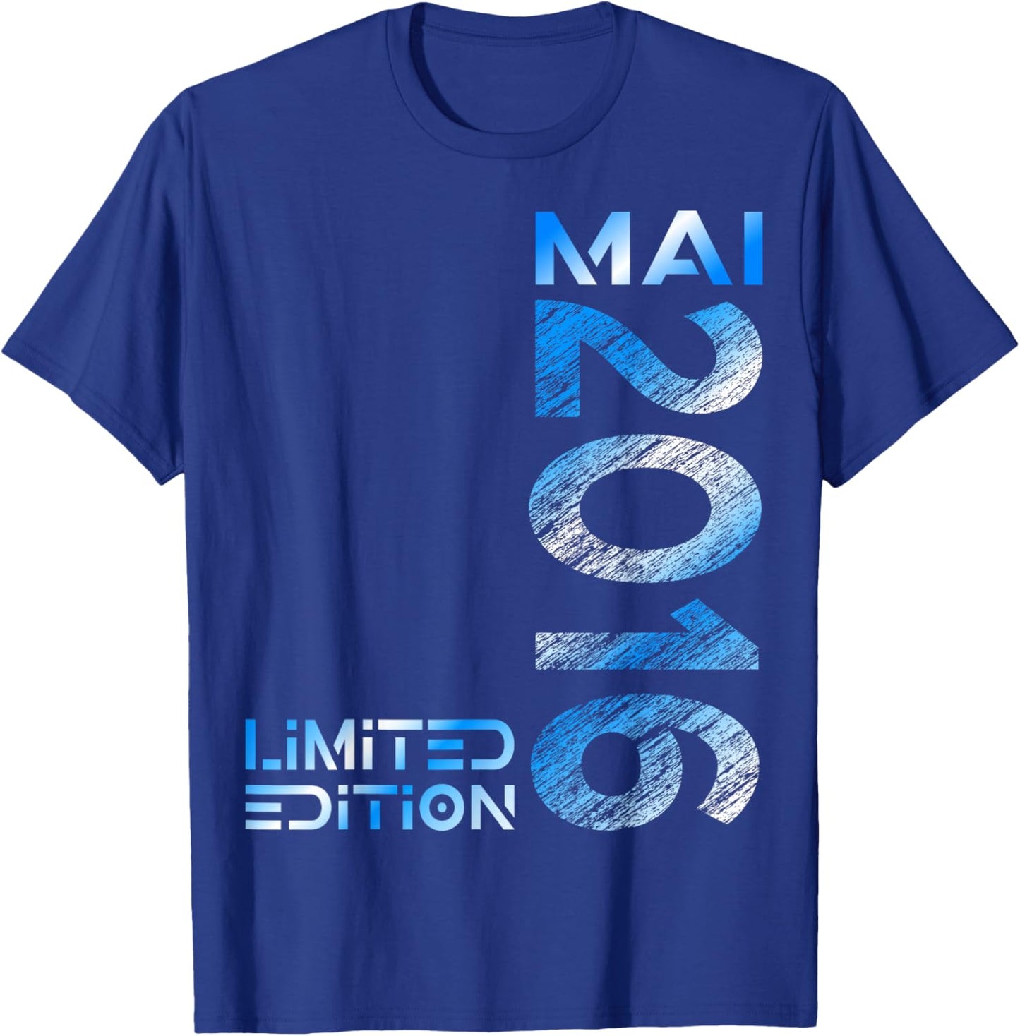 Limited Edition Mai 2016 Junge Mädchen 10. Geburtstag T-Shirt - T-Shirt | Royal