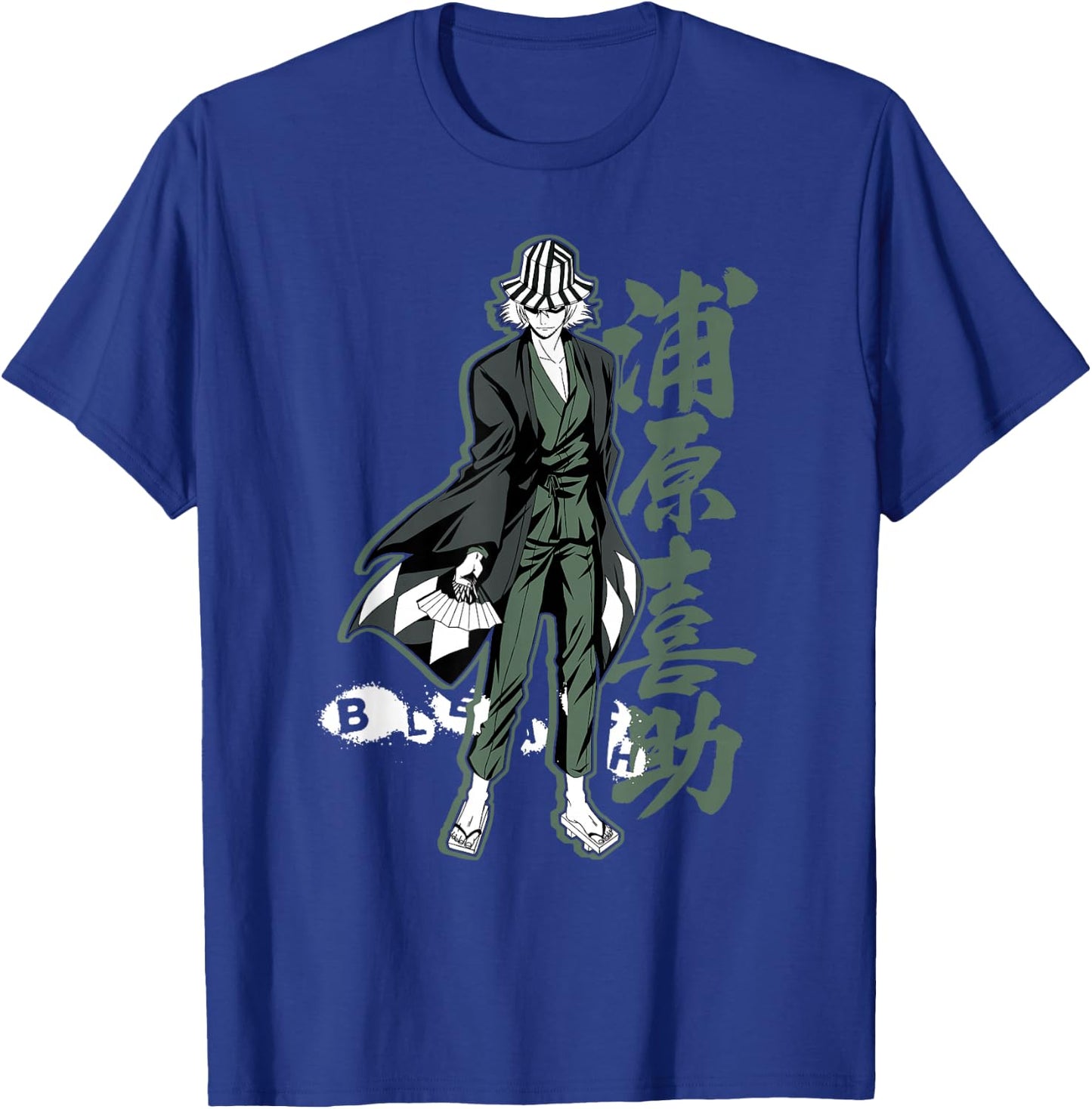 Bleach Kisuke mit Vertikalem Kanji T-Shirt - T-Shirt | Royal