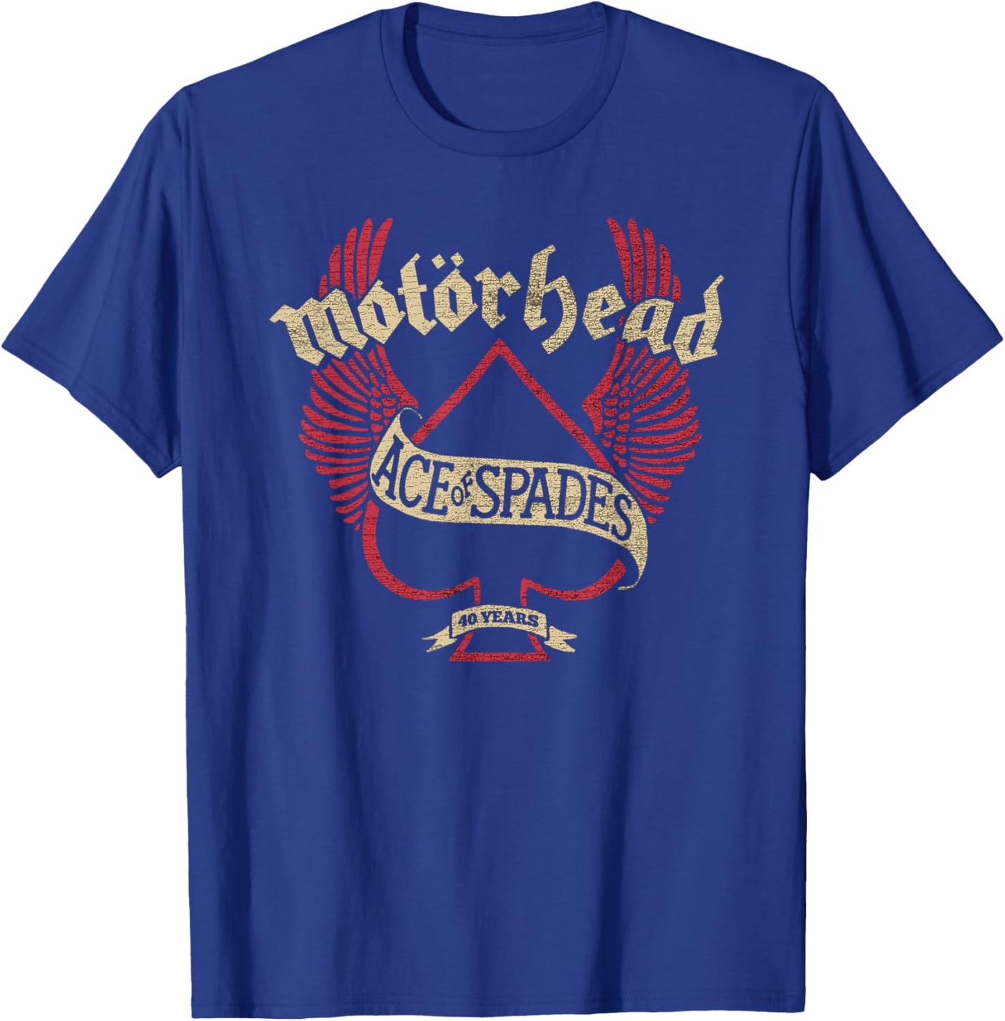 Motörhead Spade Wings T-Shirt - T-Shirt | Royal