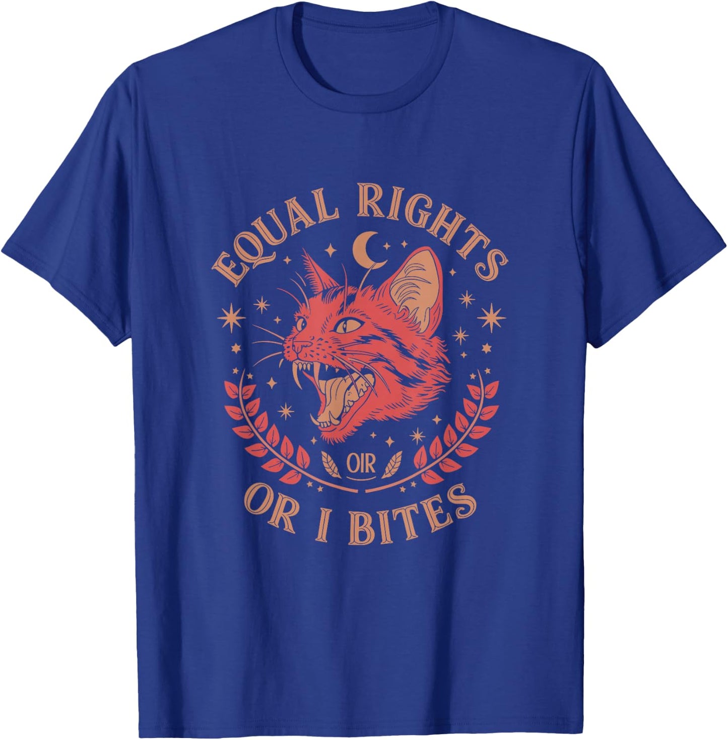 Equal Rights Or I Bites Feminist T-Shirt - T-Shirt | Royal