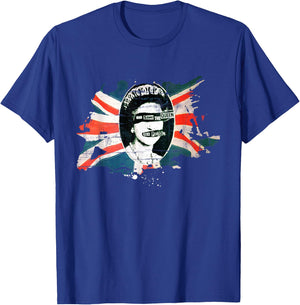 Sex Pistols Official Flag God Save The Queen T-Shirt - T-Shirt | Royal