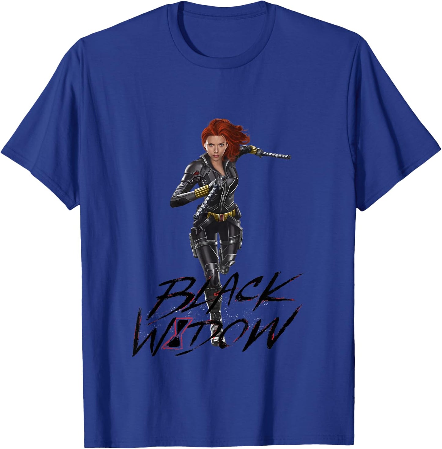 Kids Black Widow Movie Running Black Widow , white, 2 T-Shirt - T-Shirt | Royal