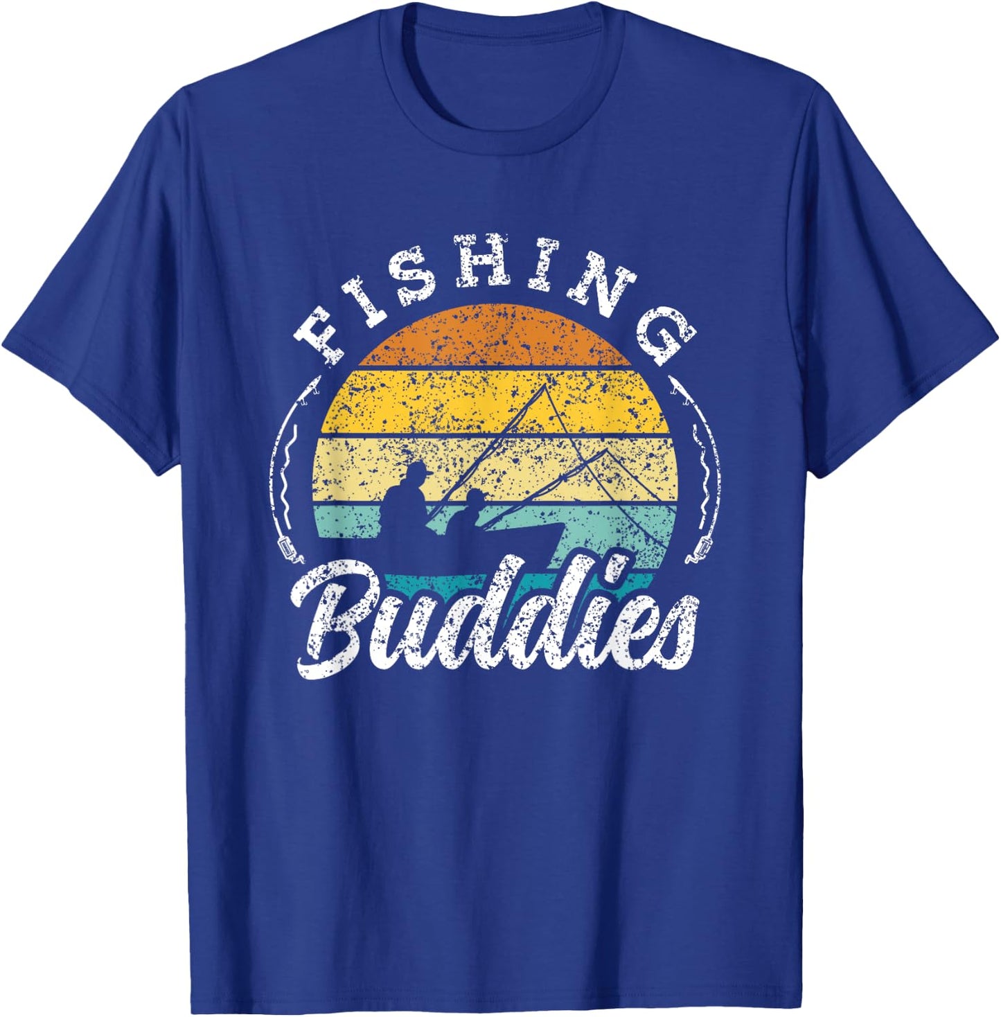 Angelfreunde Buddy Fisher Fisherman T-Shirt - T-Shirt | Royal
