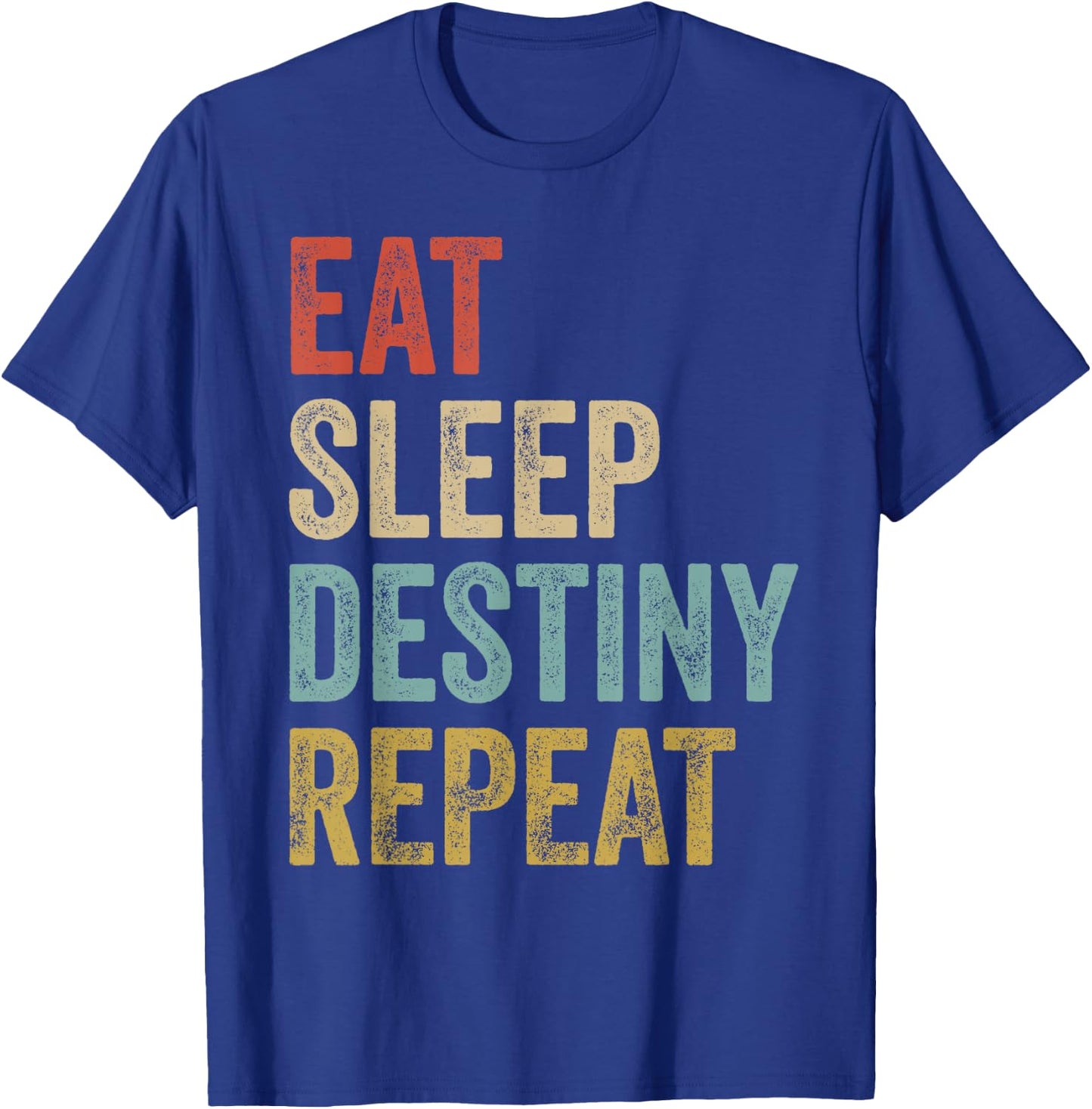 Eat Sleep Destiny Wiederholung Gamers Outfit T-Shirt - T-Shirt | Royal