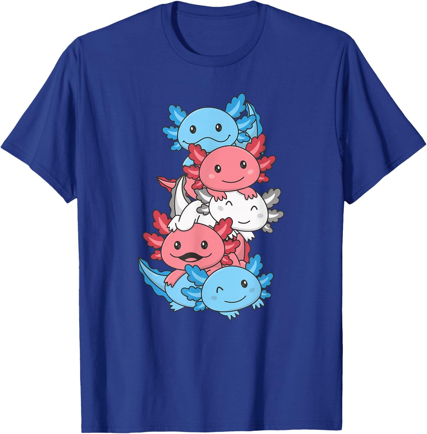 cute animals LGBTQ+ Pride Month Transgender Flagge Pride Monat LGBTQ Transgender Axolotl Schwarz Klein EU S Klassisch Kurzarm T-Shirt - T-Shirt | Royal