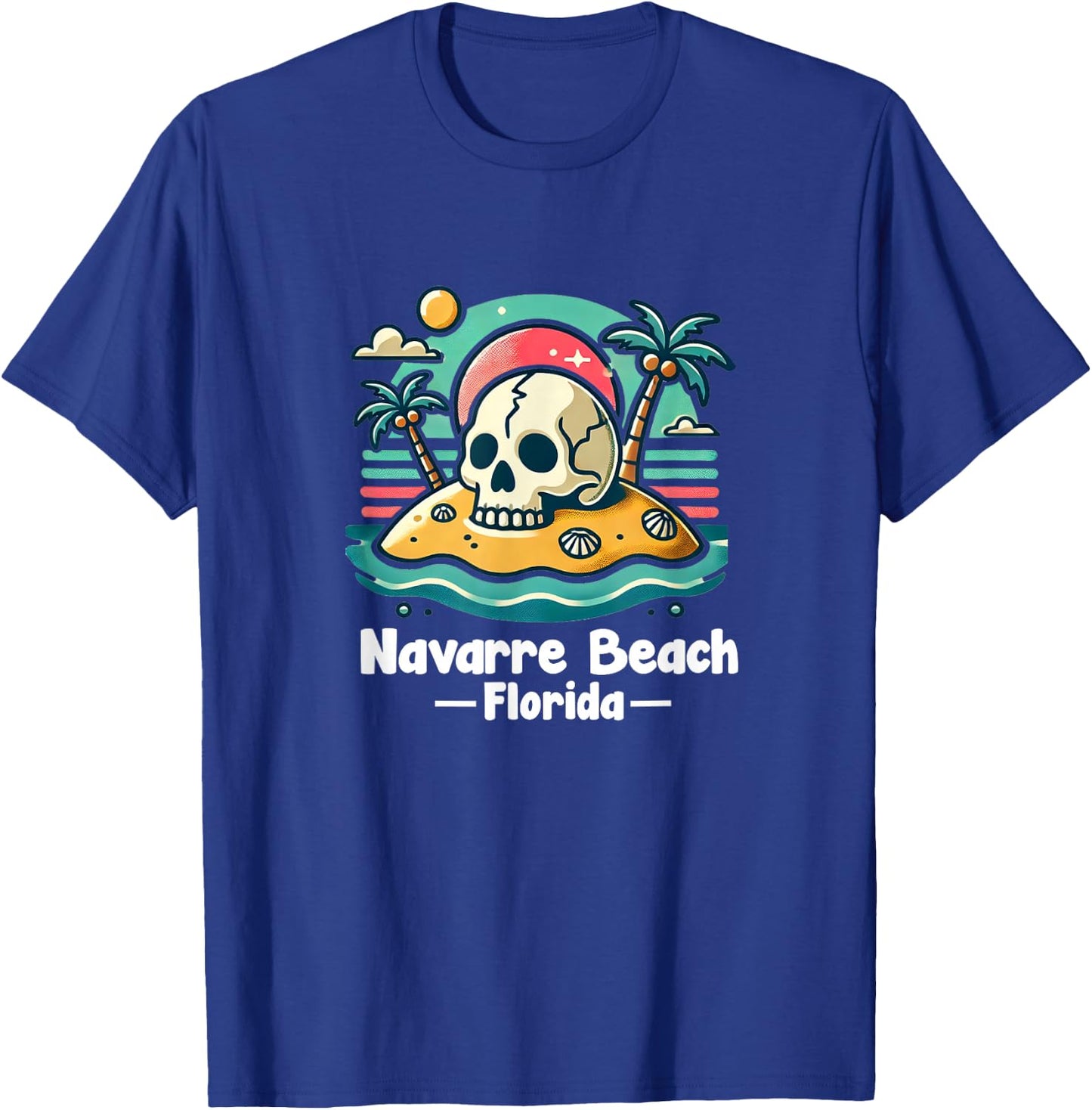 Navarre Beach Florida Souvenir Men Women Girl Boy T-Shirt - T-Shirt | Royal