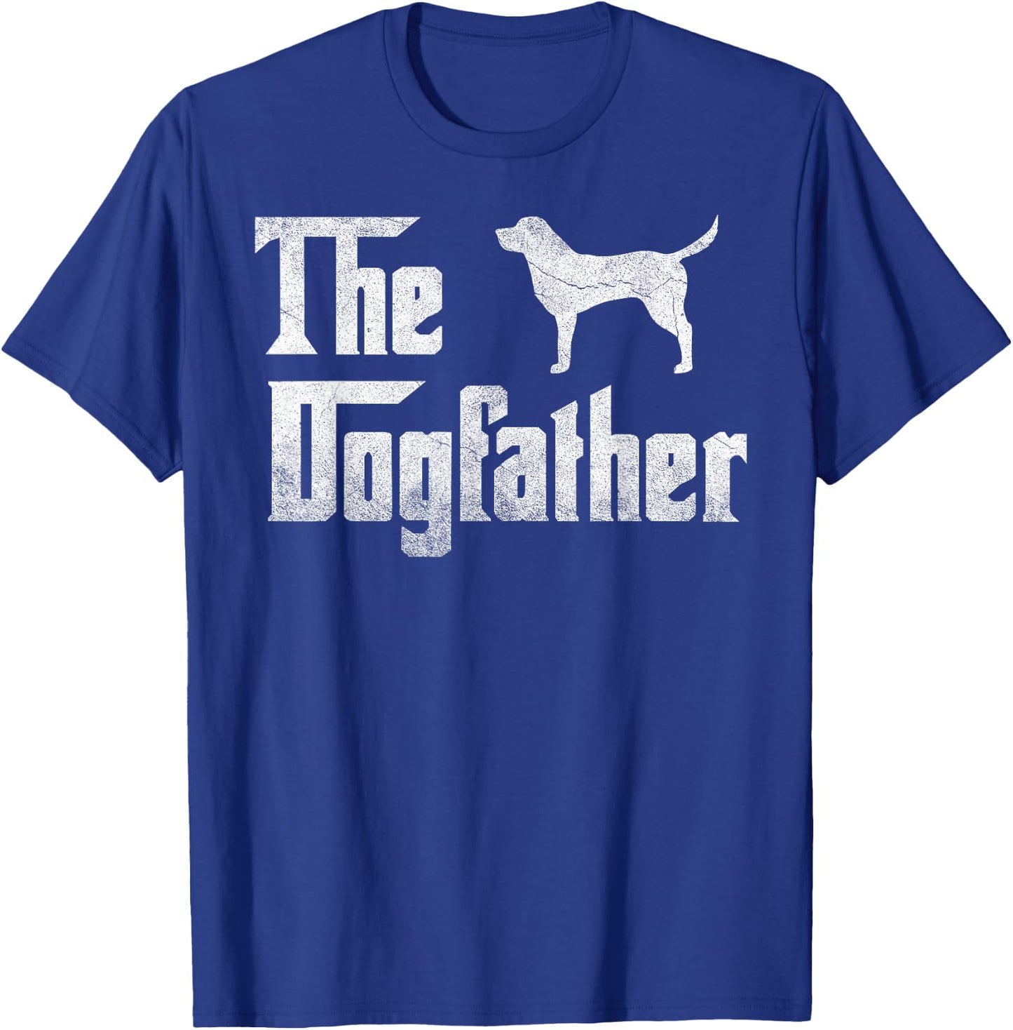 Labrador Retriever The Dogfather Shirt Father Dog Lover Gift T-Shirt - T-Shirt | Royal