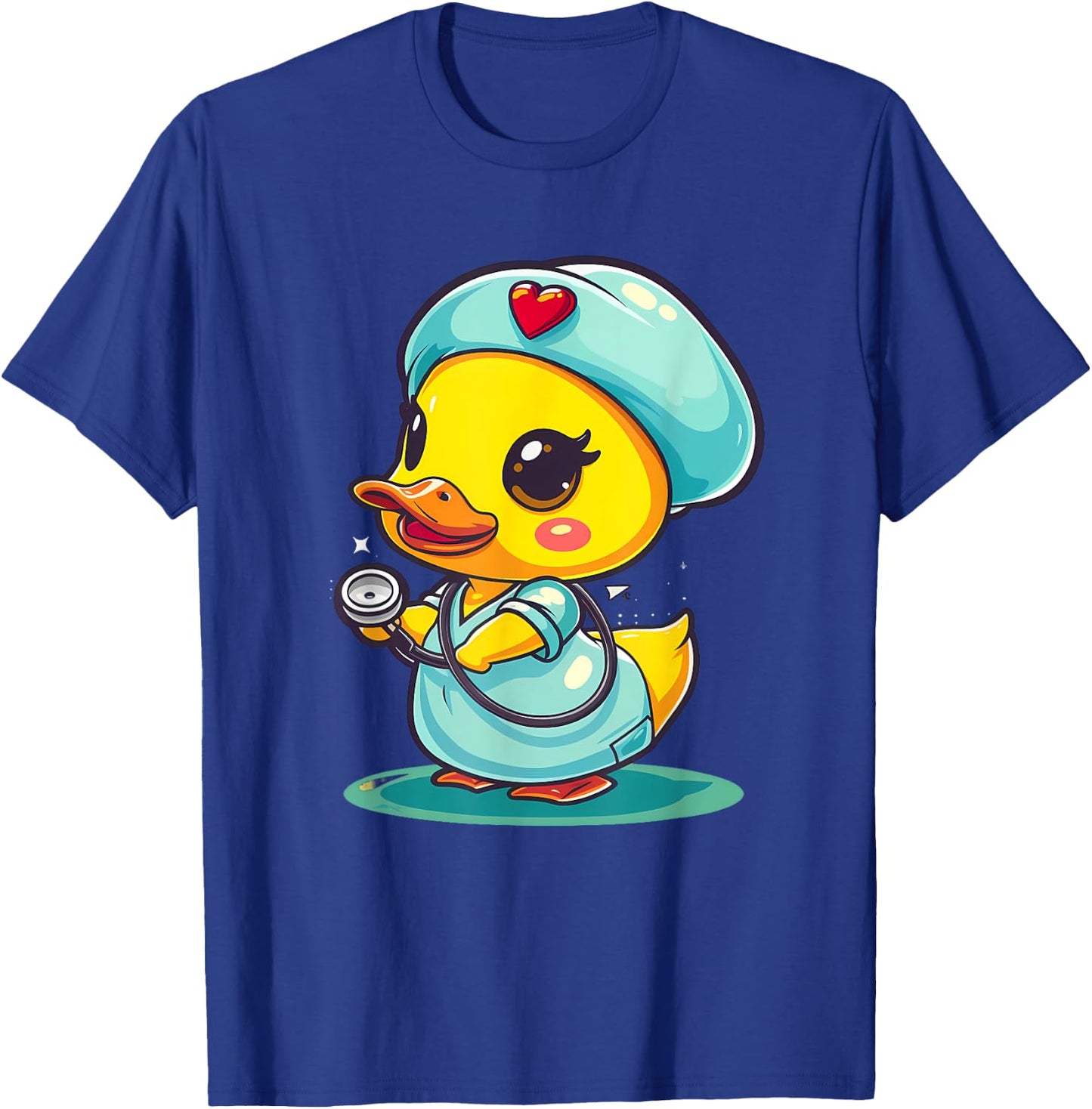 Rubber Duck Nurse Rubber Duck Doctor Healthcare Nursing T-Shirt - T-Shirt | Royal