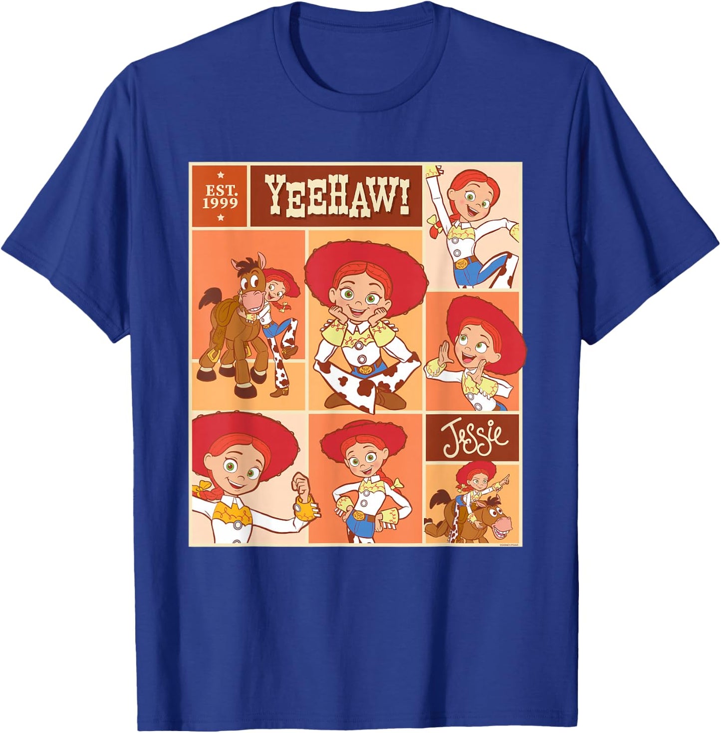 Disney and Pixar's Toy Story Jessie & Bullseye Signature T-Shirt - T-Shirt | Royal