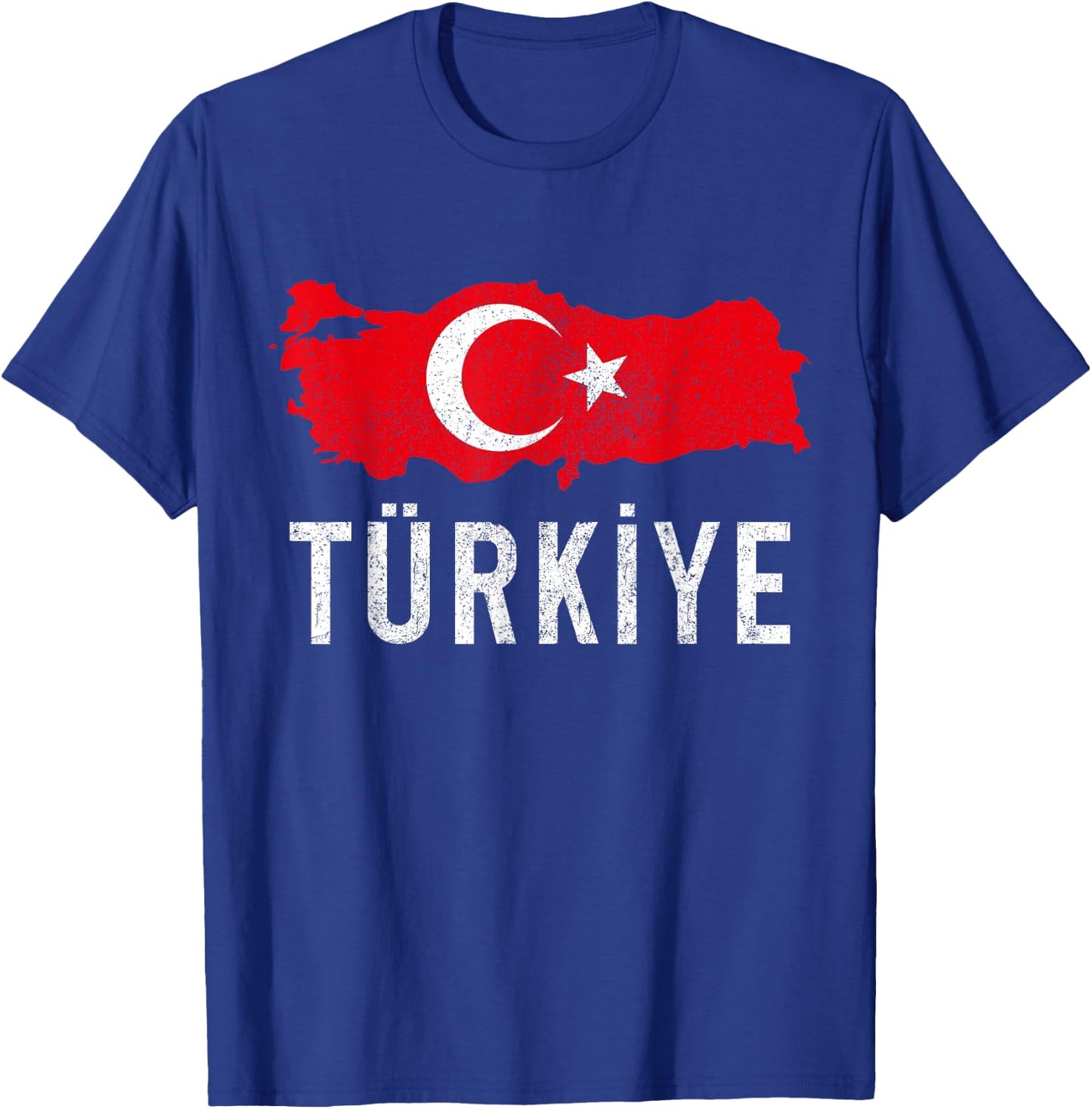 Türkiye Turkey Turkish Flag Pride Souvenir T-Shirt - T-Shirt | Royal