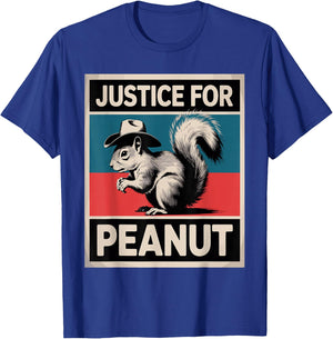 Justice for Peanut The Squirrel - The Squirrel P-nut T-Shirt - T-Shirt | Royal