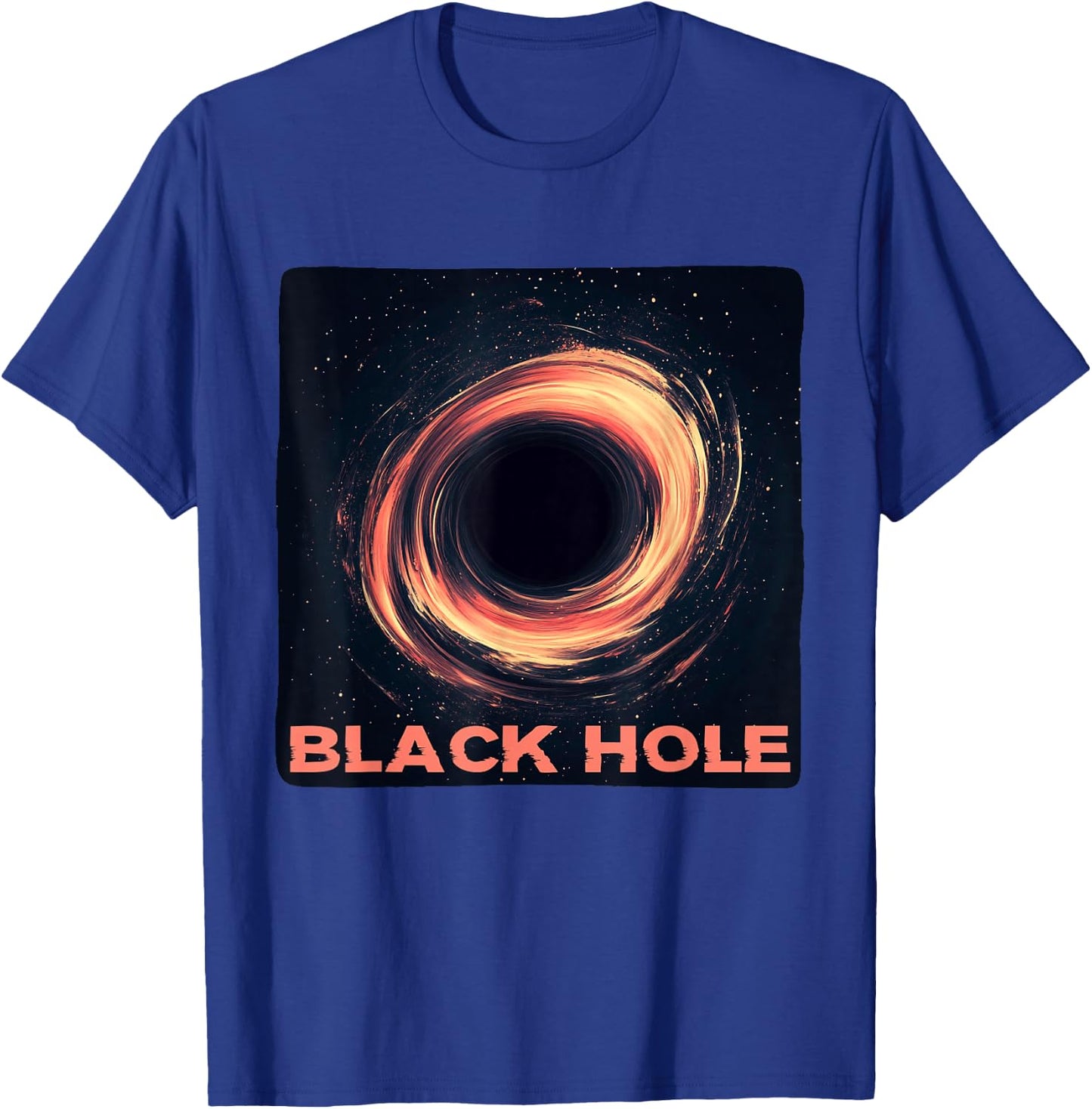 Cute Black Hole for Adults and Kids , Black, S T-Shirt - T-Shirt | Royal