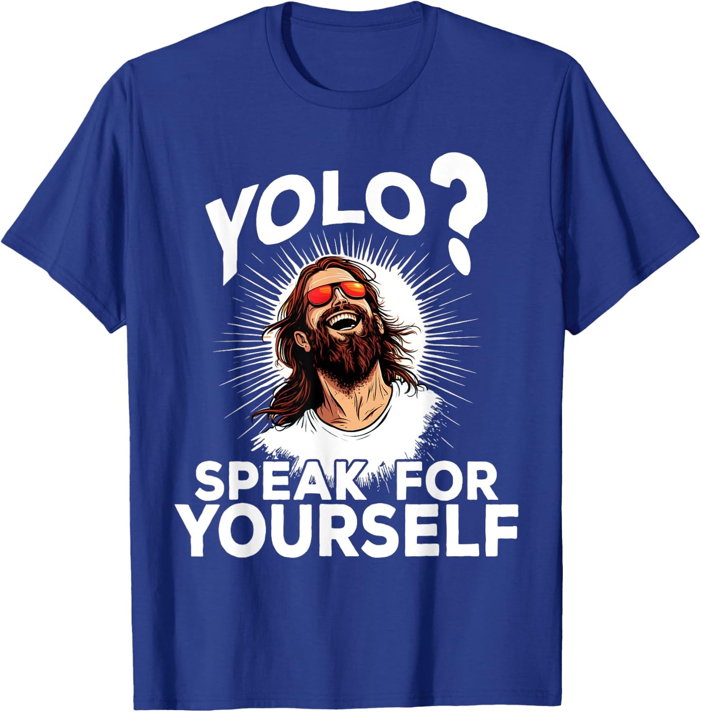 Jesus YOLO Meme Funny Christian Easter T-Shirt - T-Shirt | Royal
