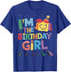 Im The Birthday Girl Building Brick Family Matching T-Shirt - T-Shirt | Royal