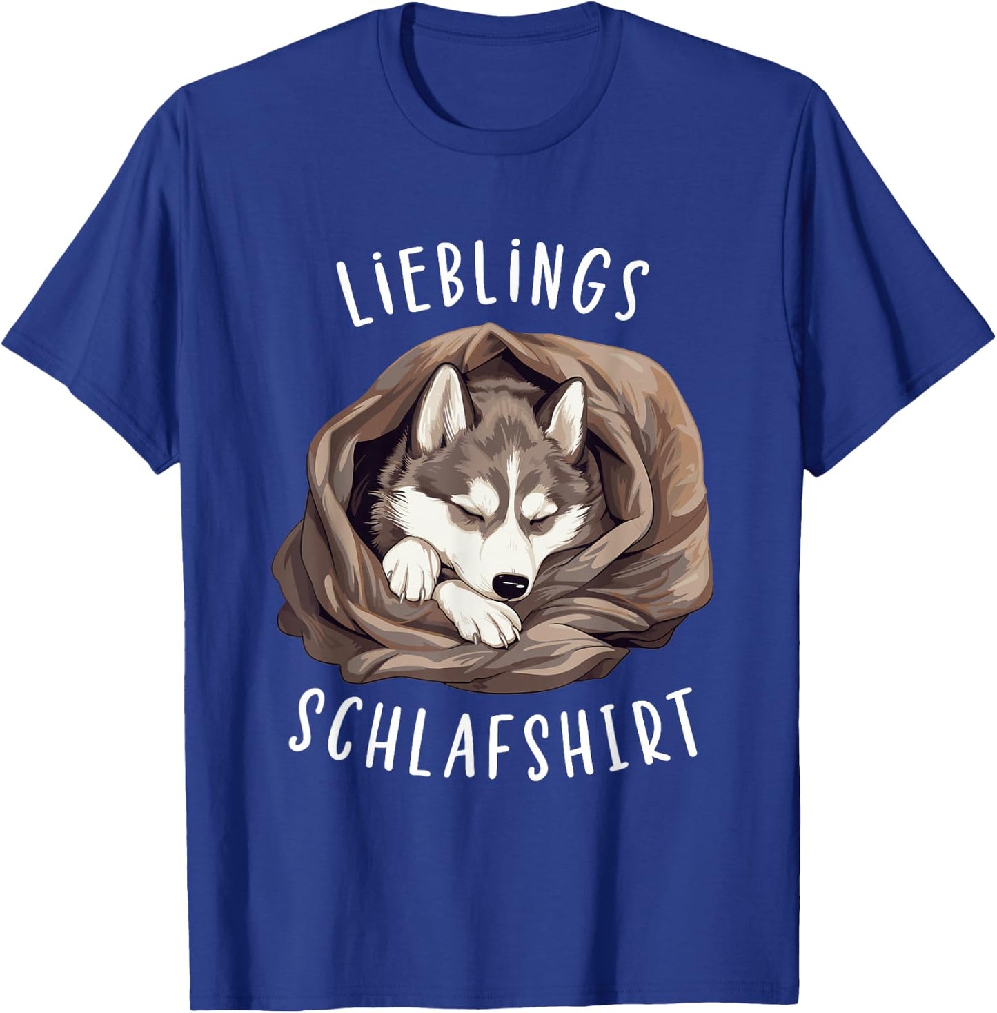 Hund Offizielles Lieblings Schlafshirt Sibirischer Husky T-Shirt - T-Shirt | Royal