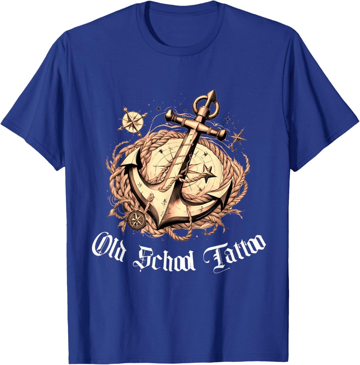 Old School Tattoo Vintage Tattoo Gift , Black, S T-Shirt - T-Shirt | Royal