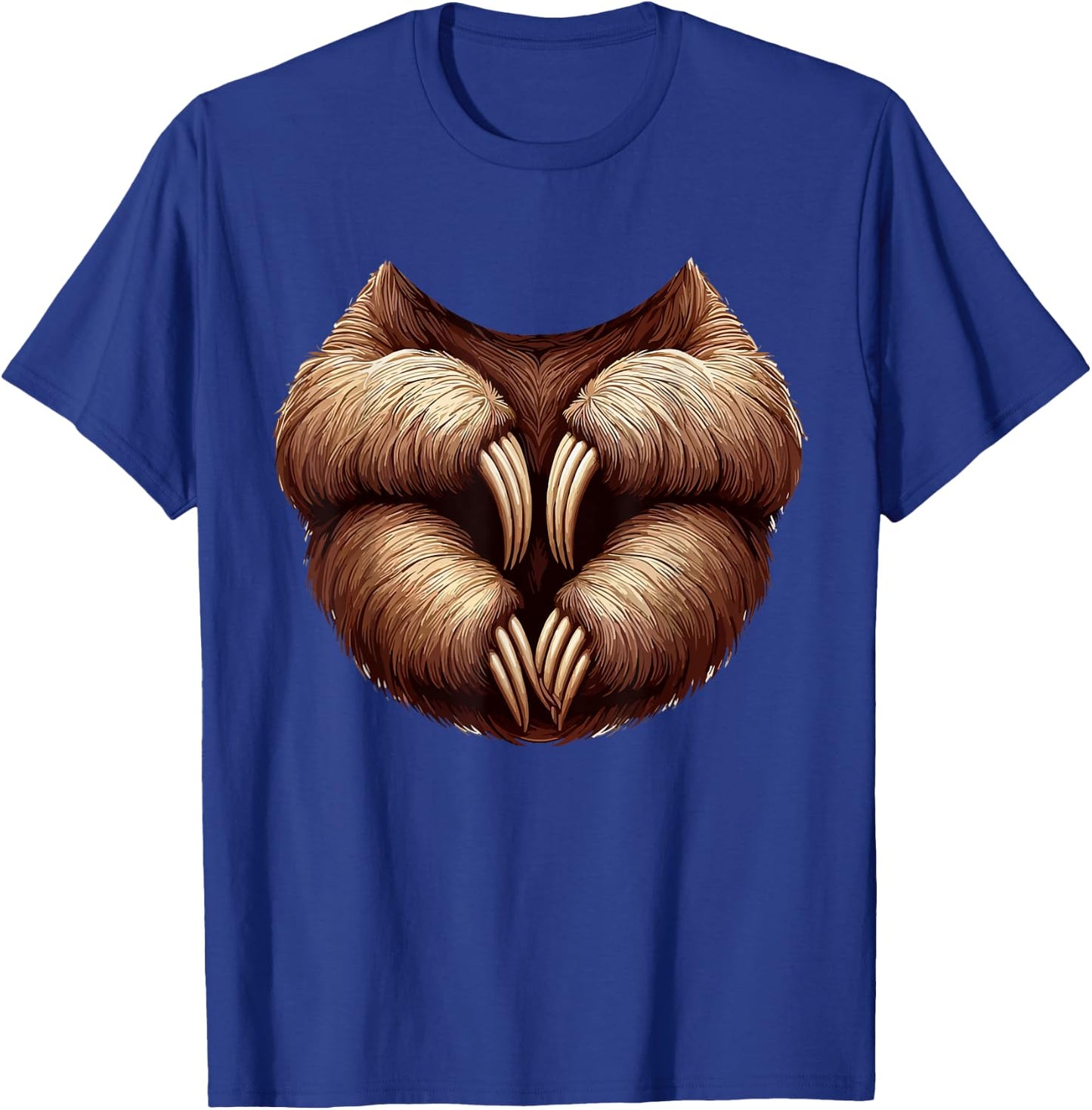 Halloween Animal Costume Cosplay Sloth Matching Parties T-Shirt - T-Shirt | Royal