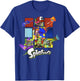 Nintendo Splatoon Inklings in Action Boxes Graphic T-Shirt - T-Shirt | Royal