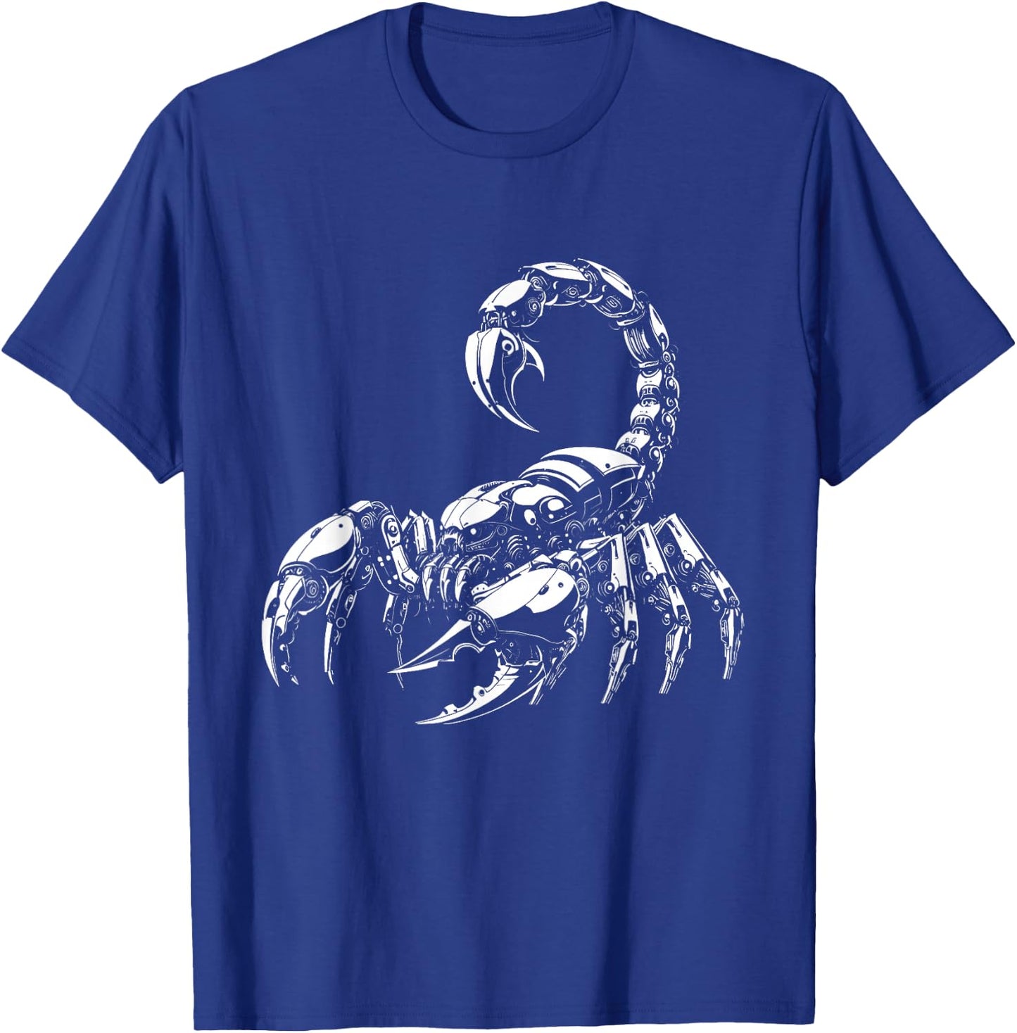Scorpion Vinegaroon Robotics Mechacnial Sci-Fi Cyberpunk T-Shirt - T-Shirt | Royal