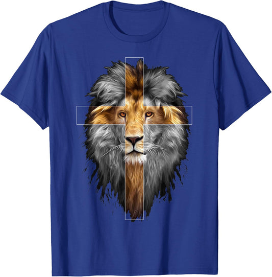Jesus Lion of Judah T-Shirt - T-Shirt | Royal