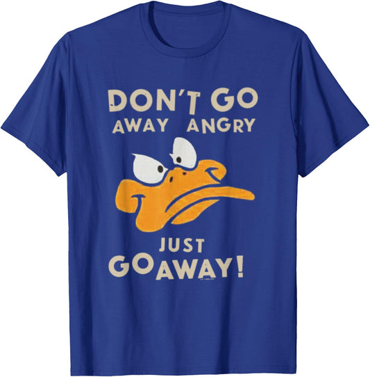 Looney Tunes Daffy Duck Just Go Away T-Shirt - T-Shirt | Royal