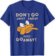 Looney Tunes Daffy Duck Just Go Away T-Shirt - T-Shirt | Royal