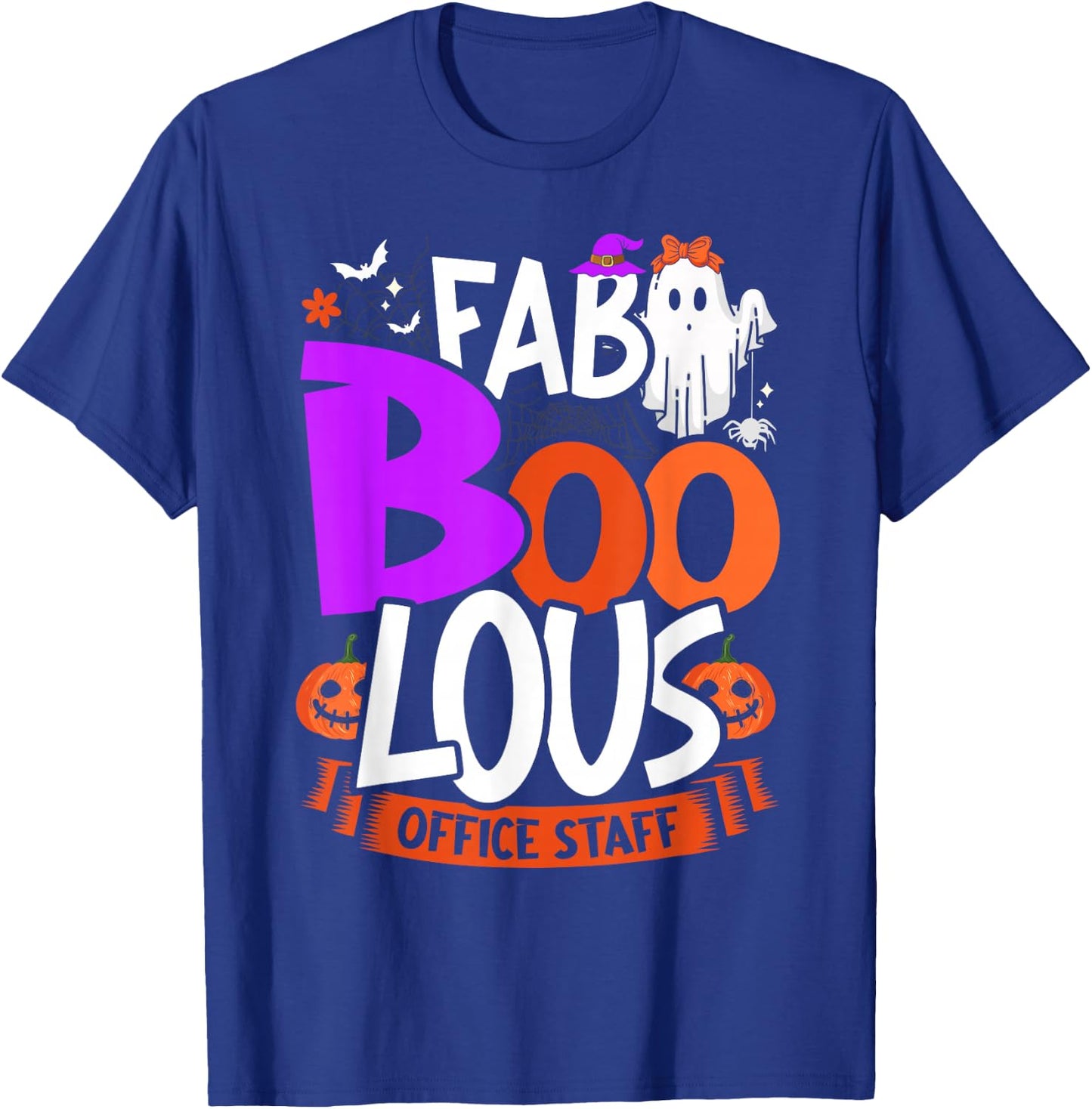 Fab Boo Lous Office Staff Funny Halloween Costume T-Shirt - T-Shirt | Royal