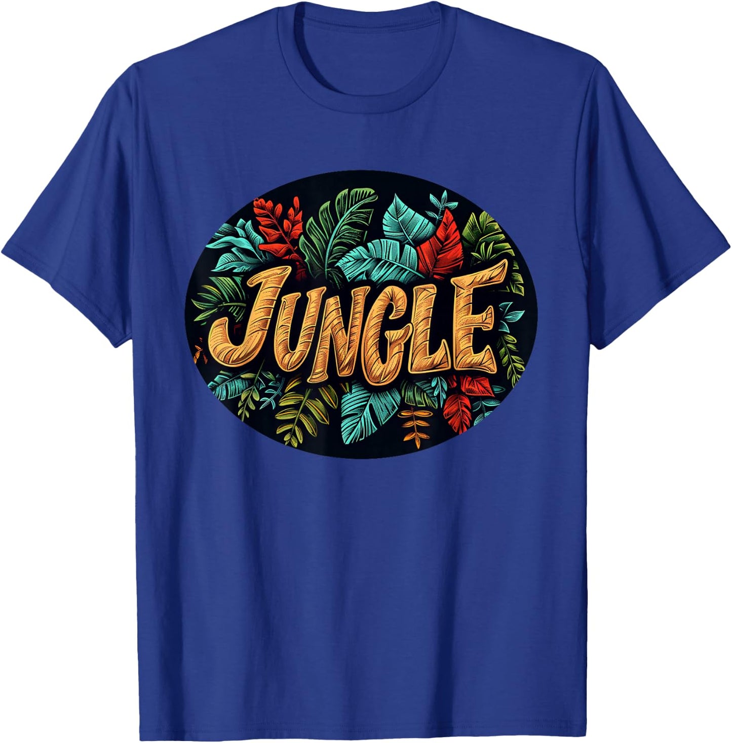 Amazing Jungle Graphic for a Unique Style T-Shirt - T-Shirt | Royal