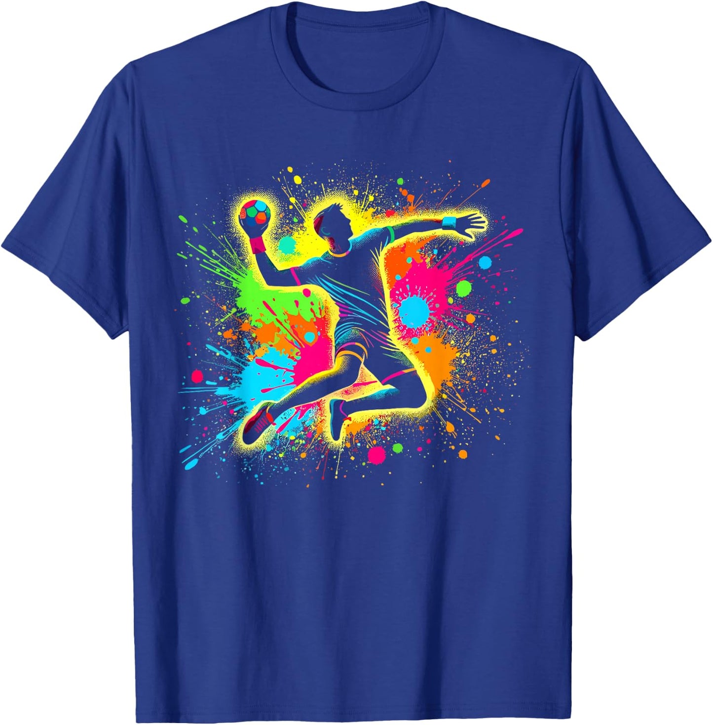 Handball & Handball Graphic | , Boys & Teens T-Shirt - T-Shirt | Royal