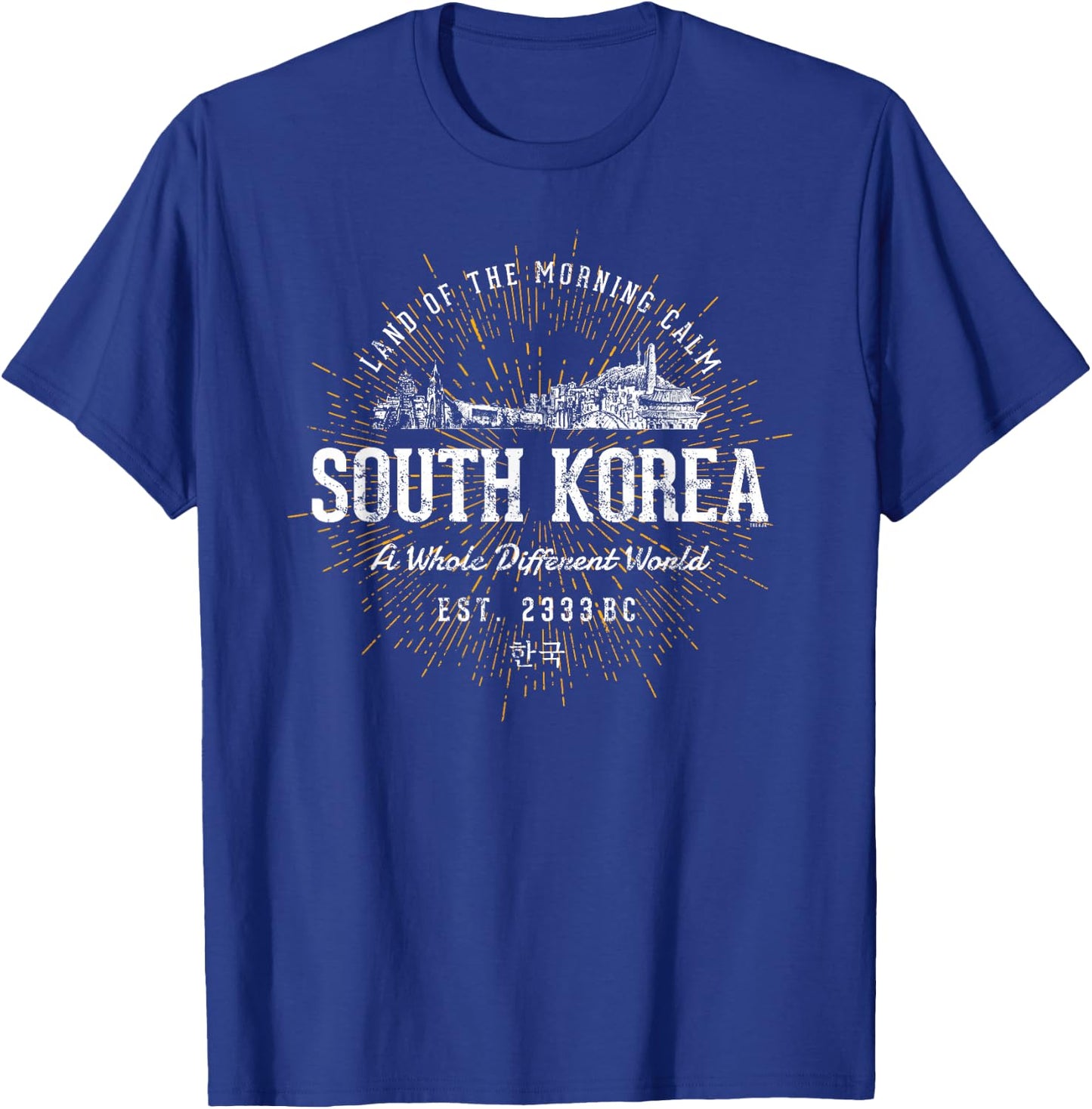 Vintage Stil Retro Südkorea T-Shirt - T-Shirt | Royal