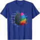 Balanced Brain: Logic Meets Art , Black, S T-Shirt - T-Shirt | Royal