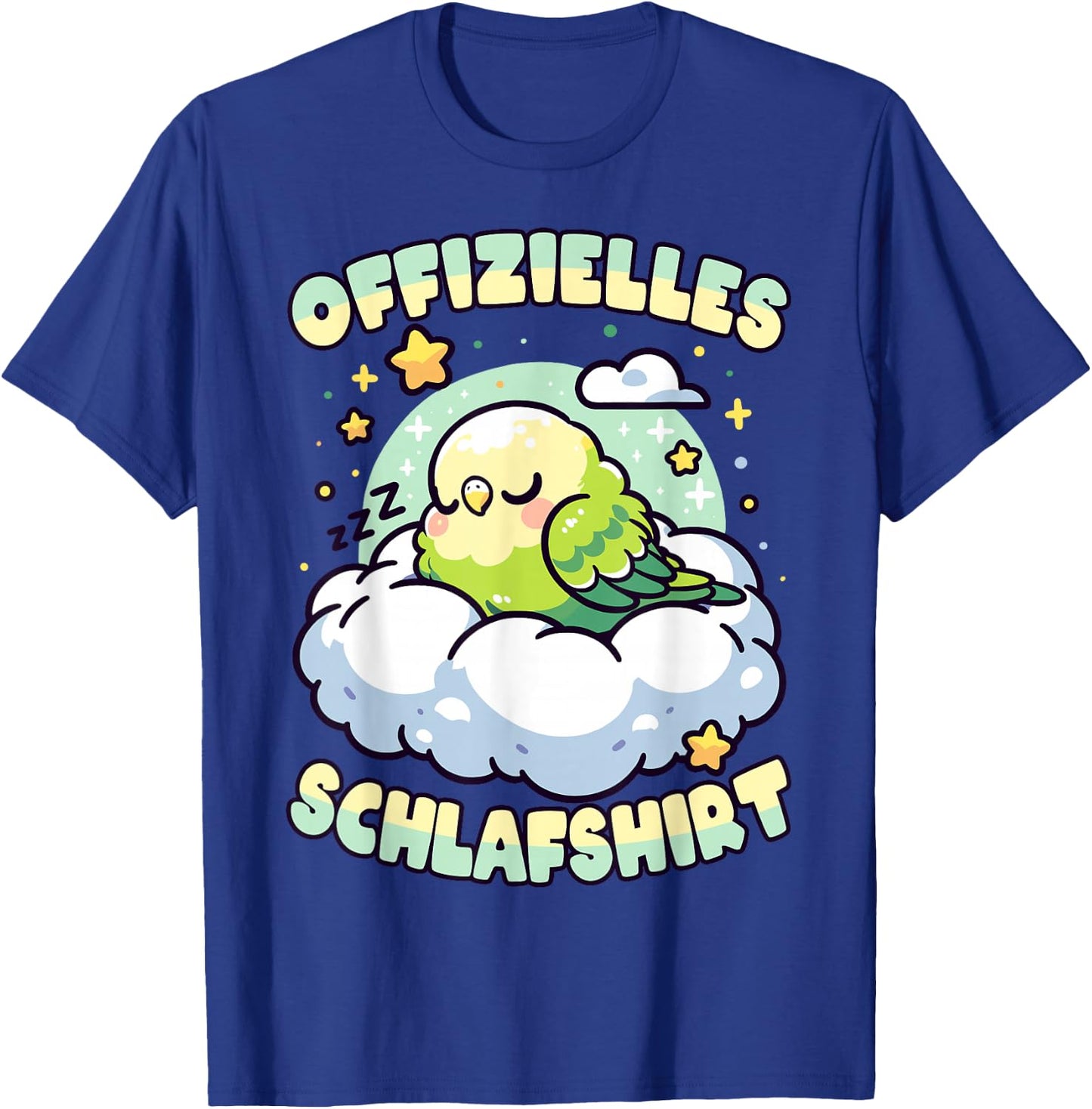 Official Sleep Shirt Budgie Pyjamas & Sleep , gray T-Shirt - T-Shirt | Royal