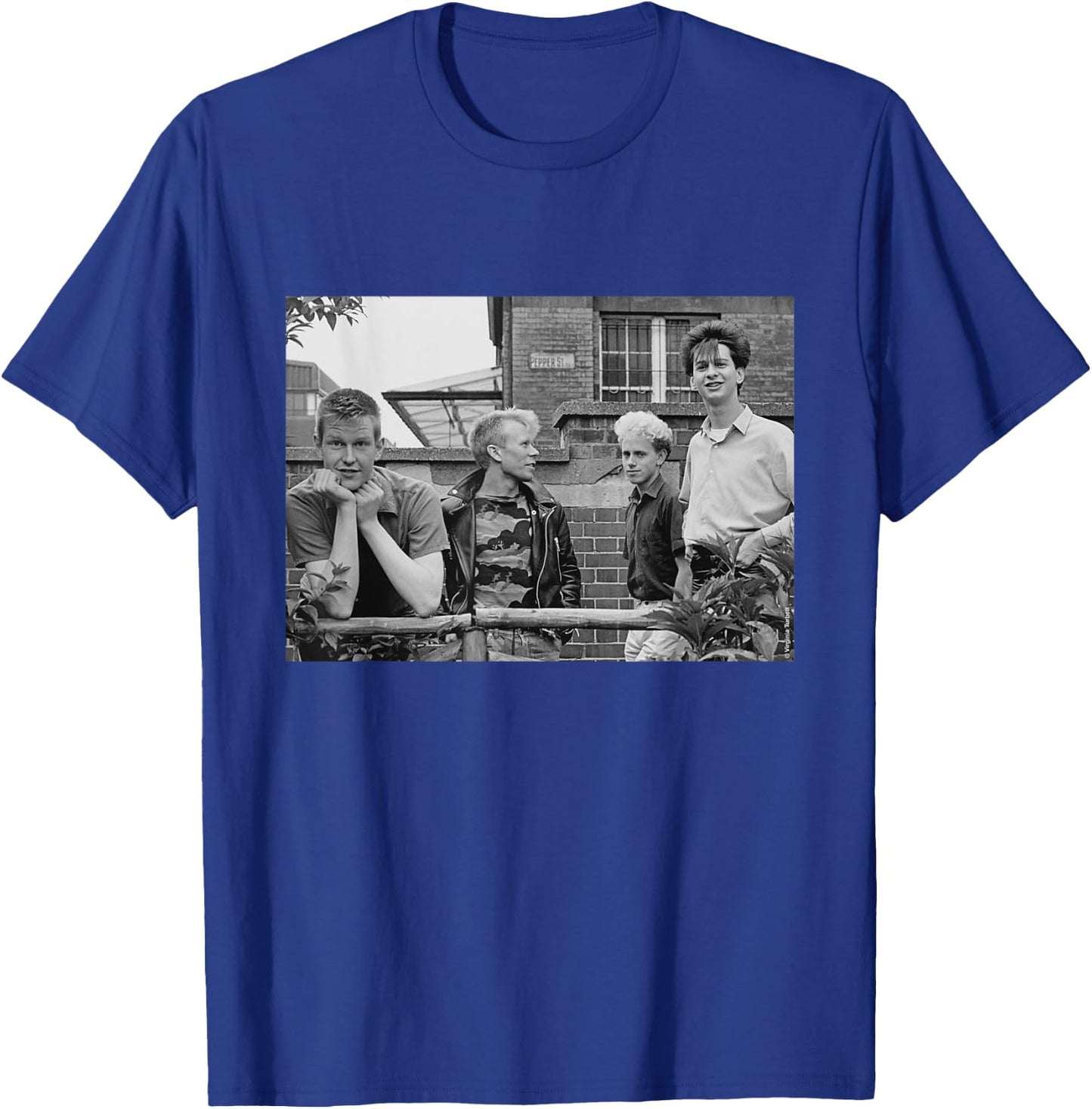 David Gahan by Depeche Mode Live 1981 by Virginia Turbett T-Shirt - T-Shirt | Royal