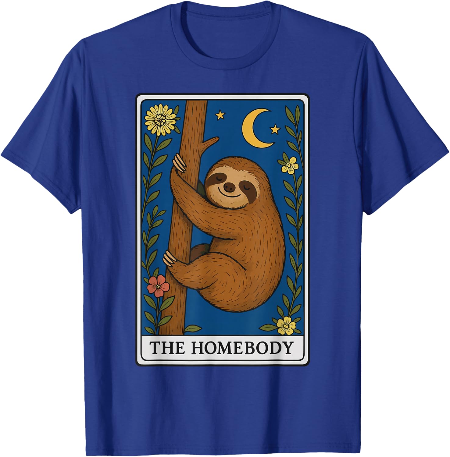 The Homebody Tarot Card T-Shirt - T-Shirt | Royal