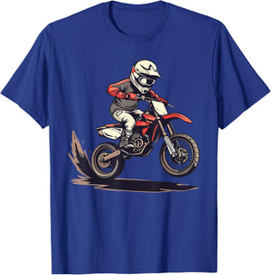 Motocross and Dirt Bike , black T-Shirt - T-Shirt | Royal