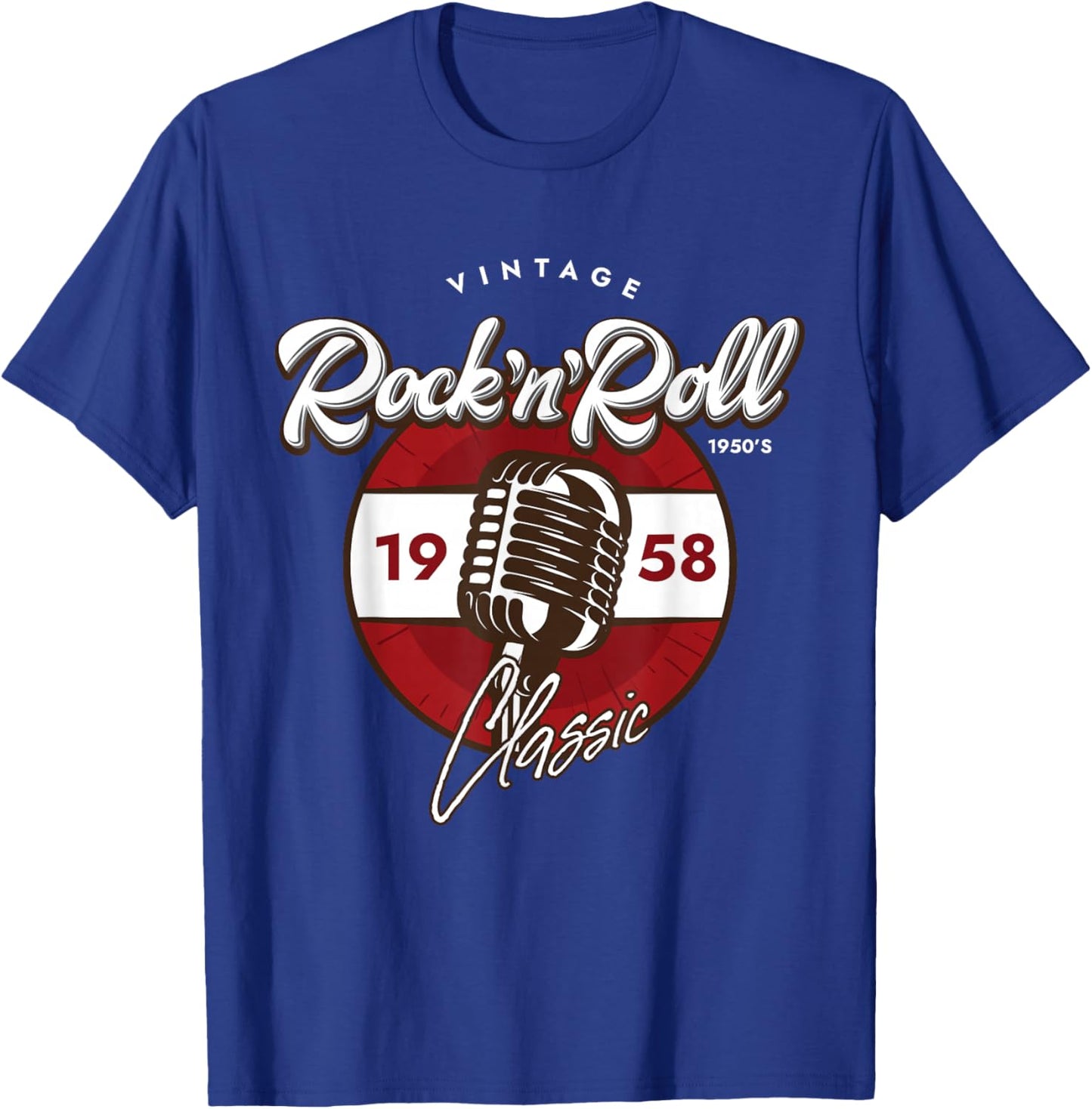 Rock And Roll Sock Hop Dance Retro 1950s Party Vintage Retro T-Shirt - T-Shirt | Royal