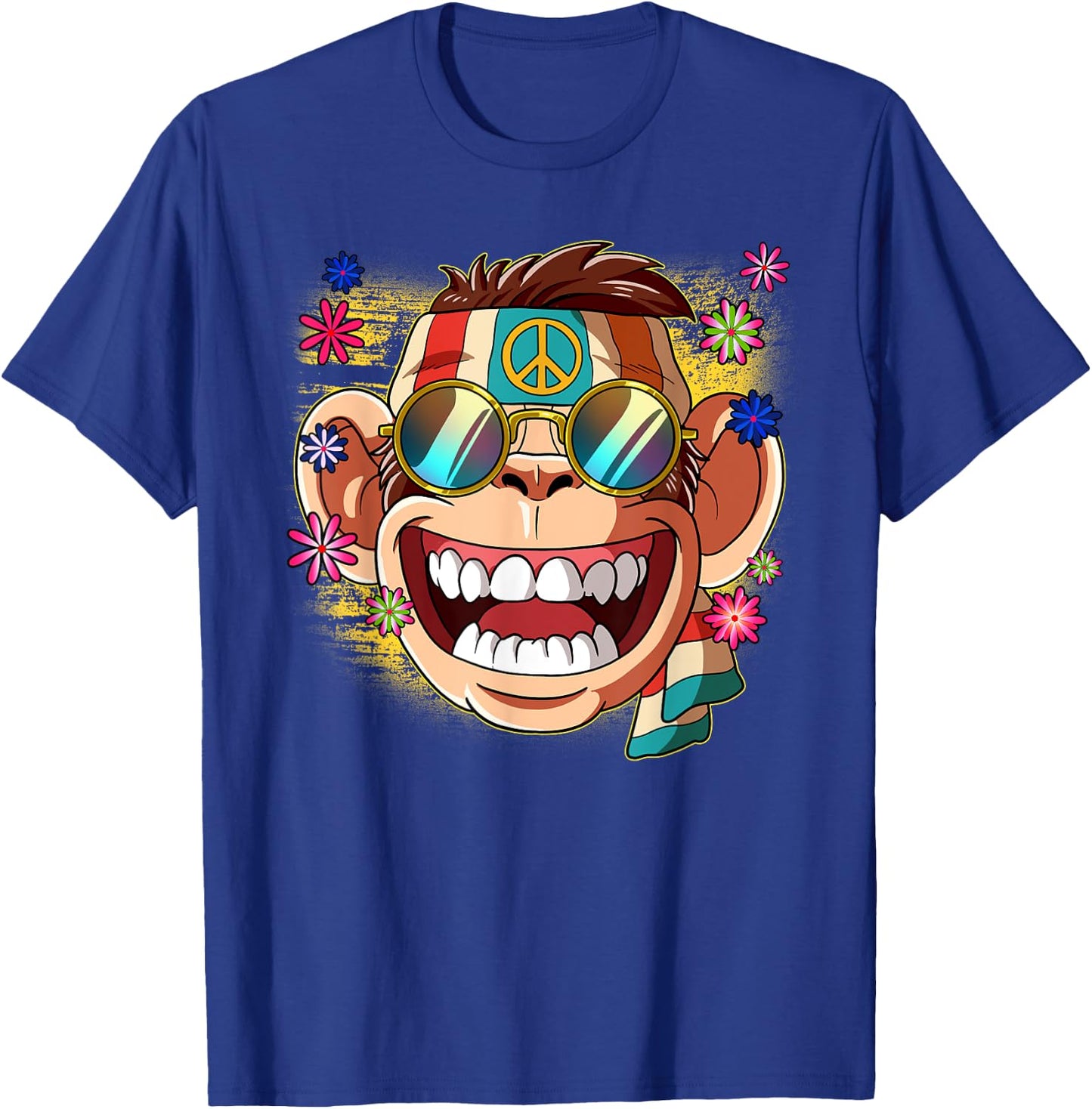 60s 70s Costume Groovy Hippie , black T-Shirt - T-Shirt | Royal