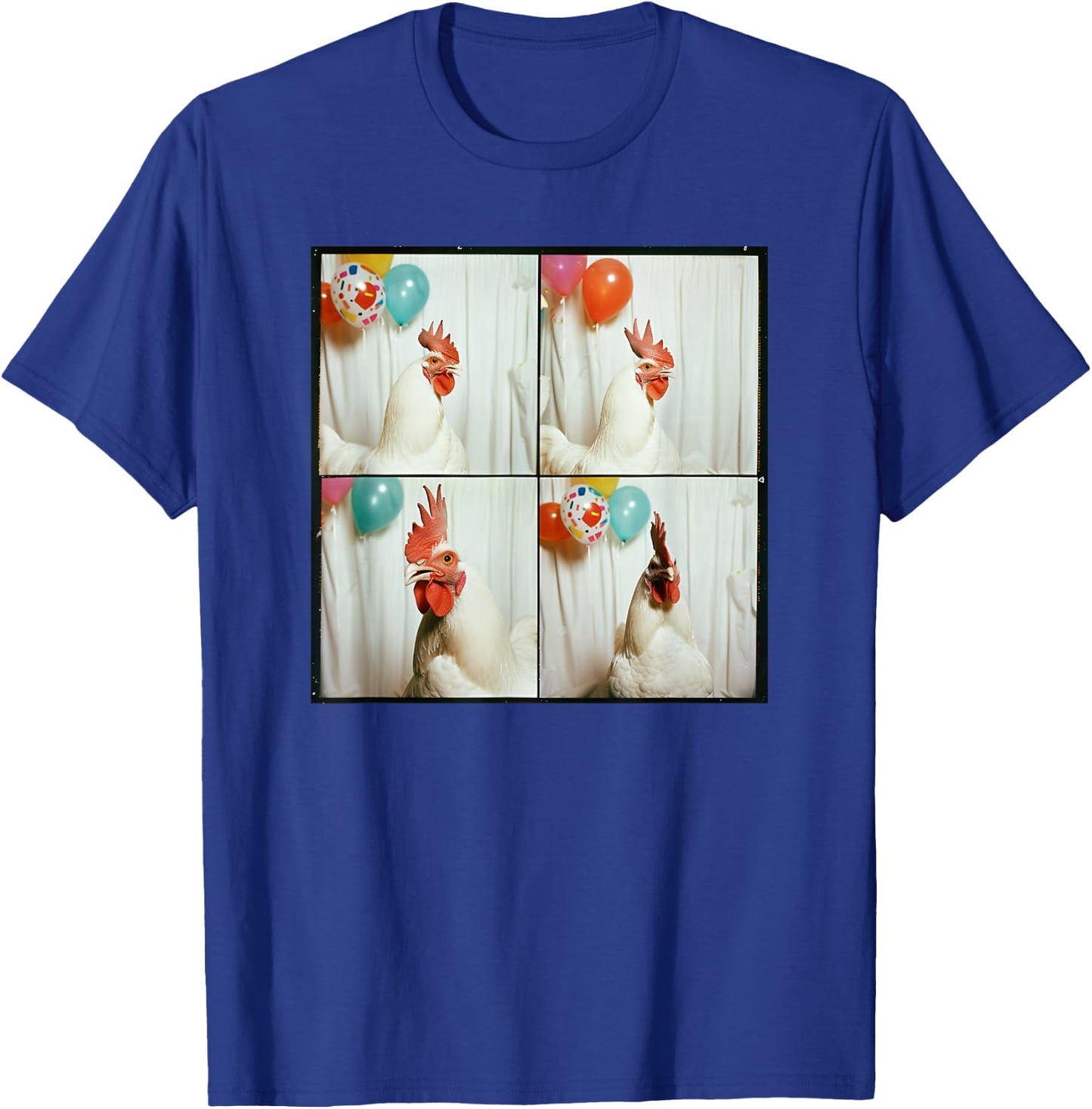Pet Chicken Lover Farm Animal Party Funny Chicken Mom T-Shirt - T-Shirt | Royal