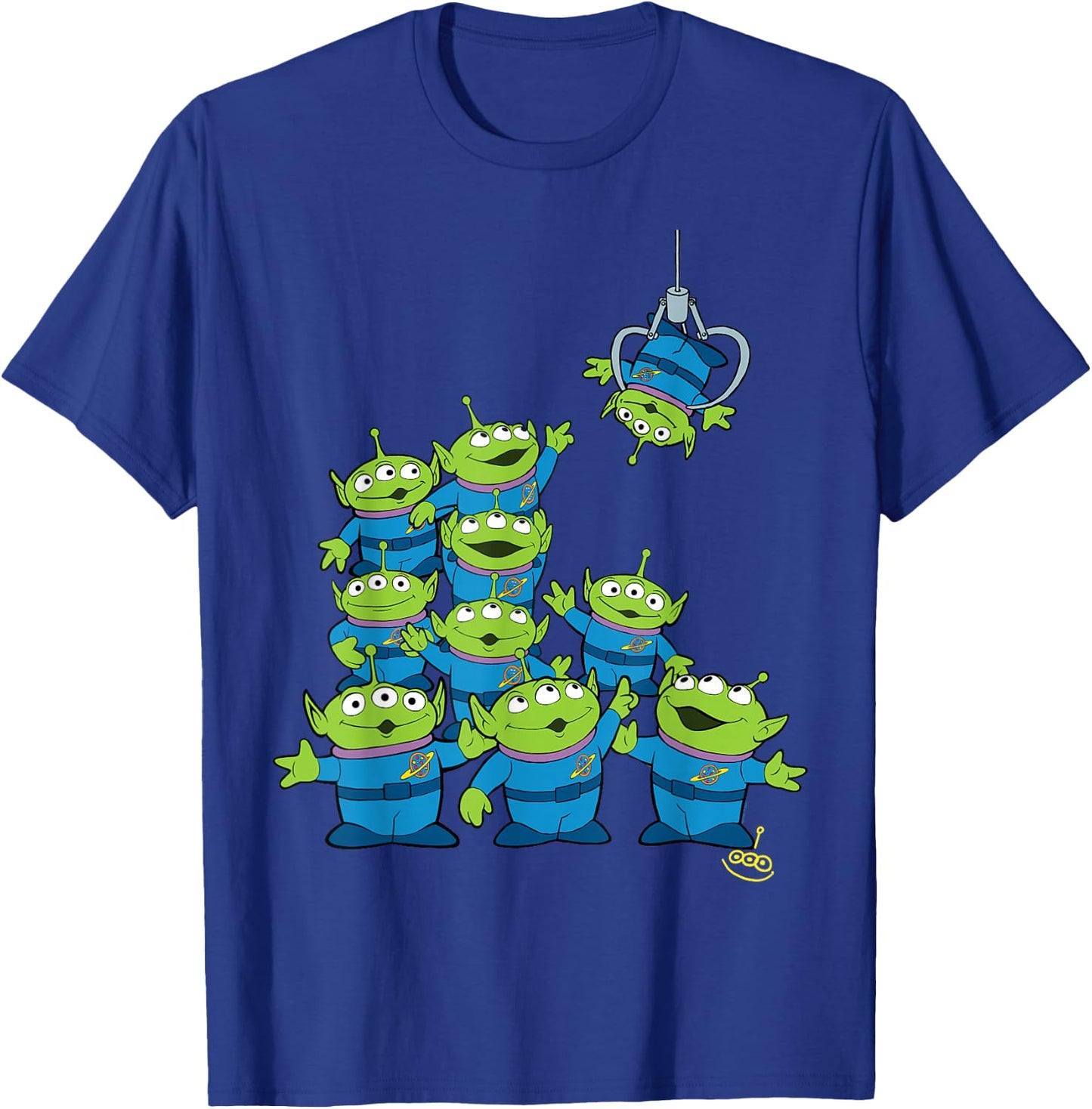 Disney and Pixar's Toy Story Aliens & The Claw Signature T-Shirt - T-Shirt | Royal
