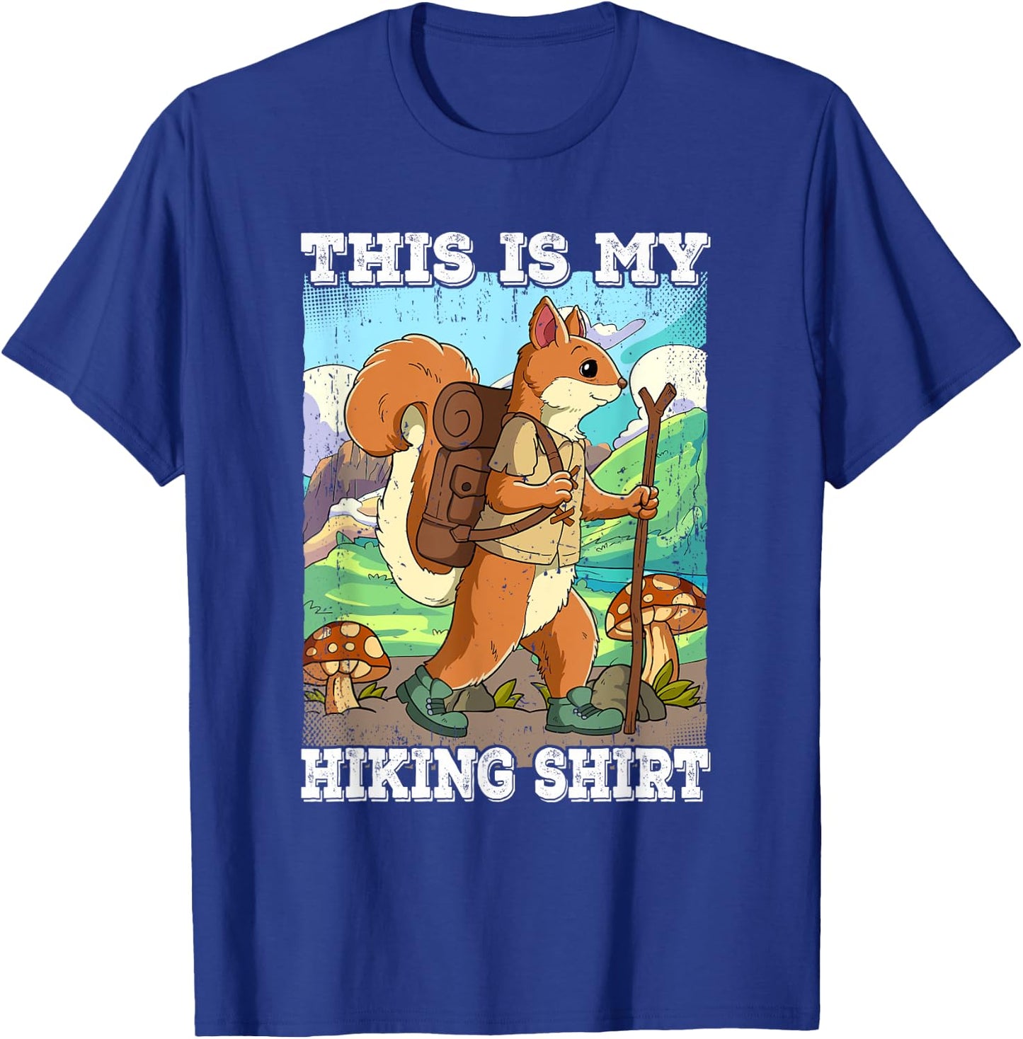 This Is My Hiking T-Shirt - T-Shirt | Royal