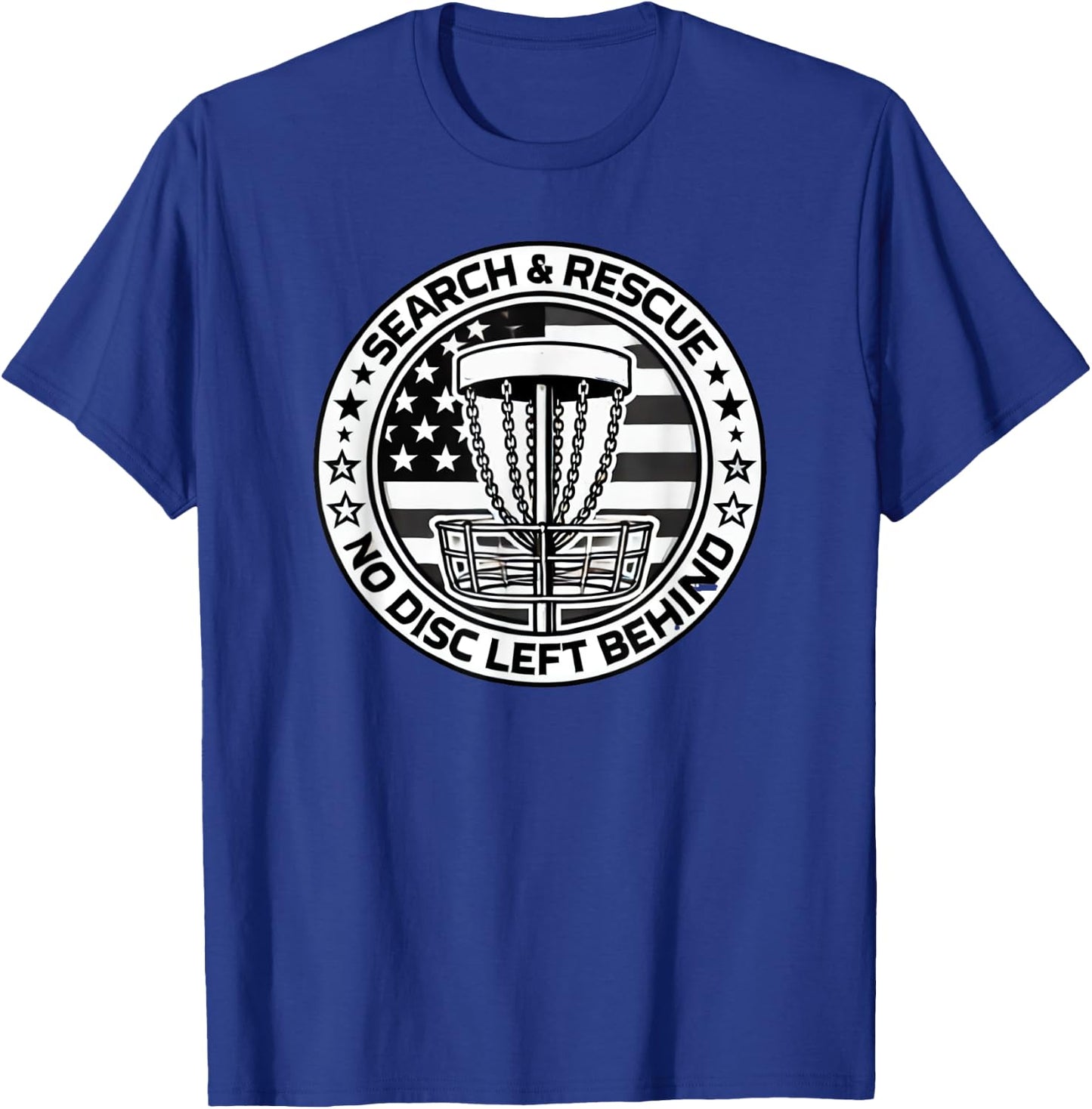 Search & Rescue - No Disc Left Behind T-Shirt - T-Shirt | Royal