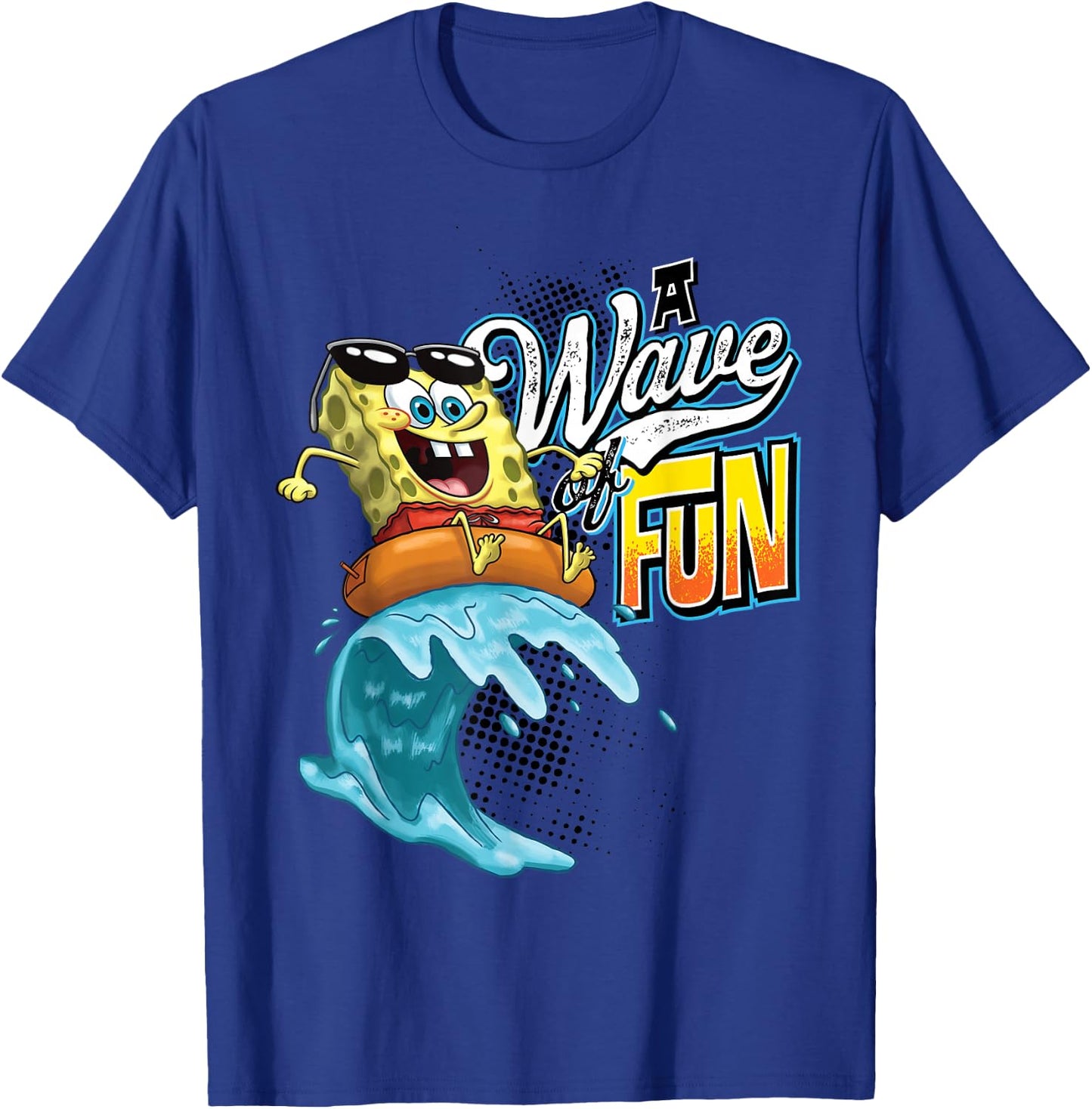 Offizieller Spongebob Schwammkopf Wave of Fun Innenschlauch T-Shirt - T-Shirt | Royal