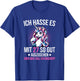 27th Birthday Woman 27 Years Unicorn Decorative , black T-Shirt - T-Shirt | Royal