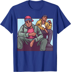 Cartoon Characters In Casual Wear For Adults T-Shirt - T-Shirt | Royal
