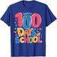 Cute 100 Days Of School Happy 100th Day Of School Teachers T-Shirt - T-Shirt | Royal