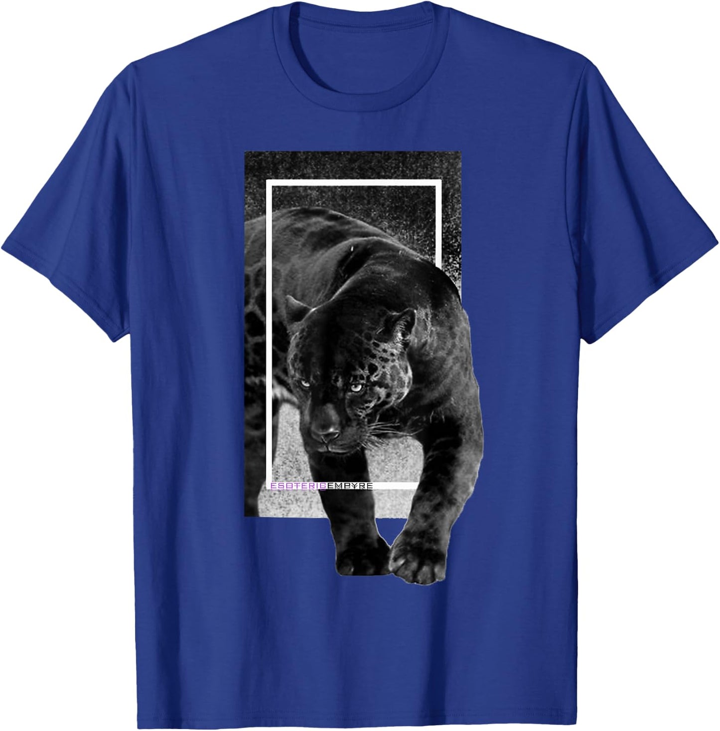 Black Panther Geometric T-Shirt - T-Shirt | Royal