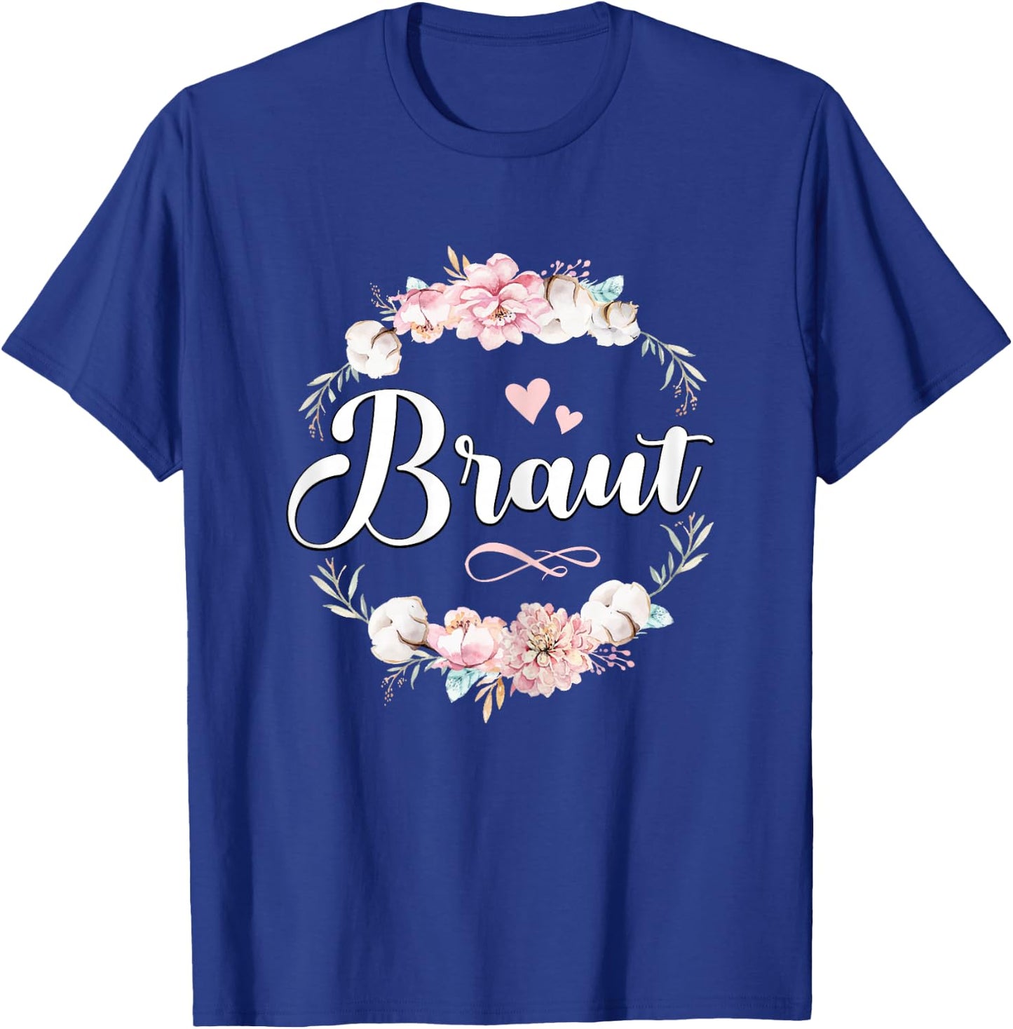 Women's Bridal JGA Women Bride Shirt Party Poltern Bridal , black T-Shirt - T-Shirt | Royal